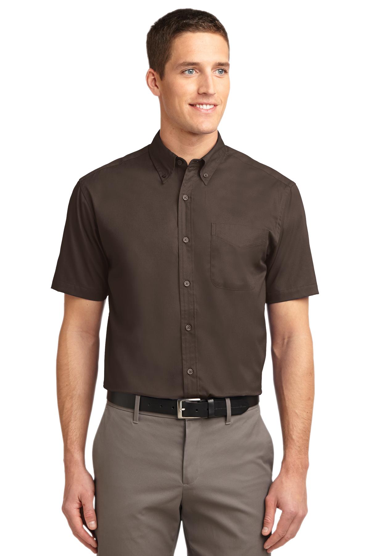 Port Authority Men's Short Sleeve Easy Care Shirt.  S508 2 of 3