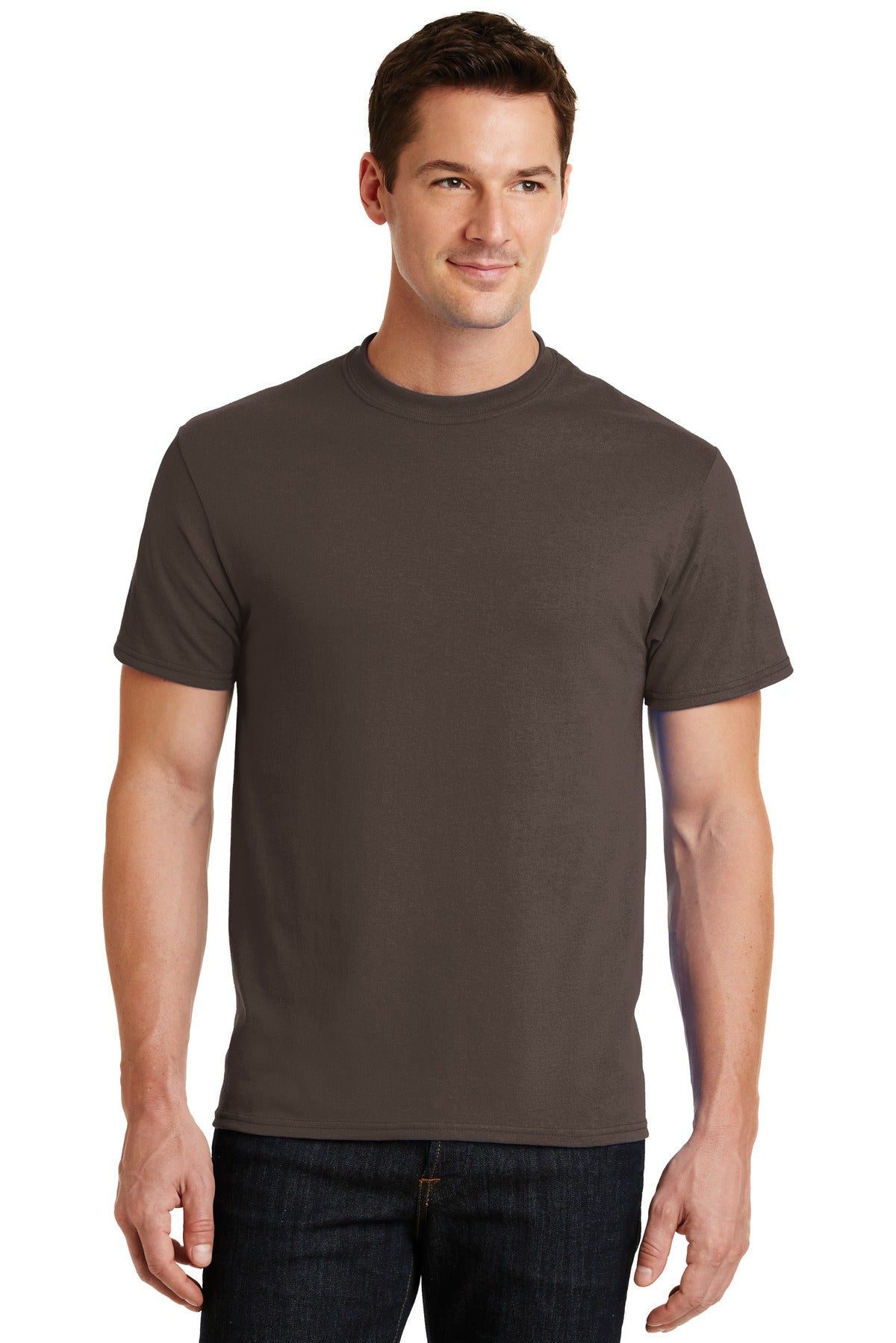 Port & Company Men's Core Blend Tee. PC55 1 of 3 Mens Apparel Shirts & Tops
