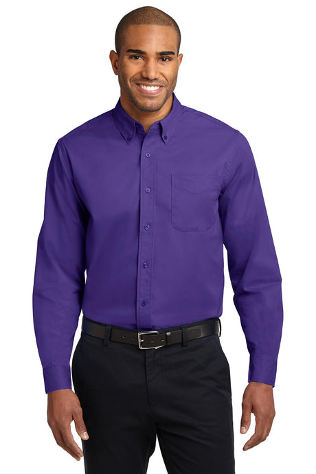 Port Authority Men's Long Sleeve Easy Care Shirt. S608 2 of 3 Mens Apparel Shirts & Tops
