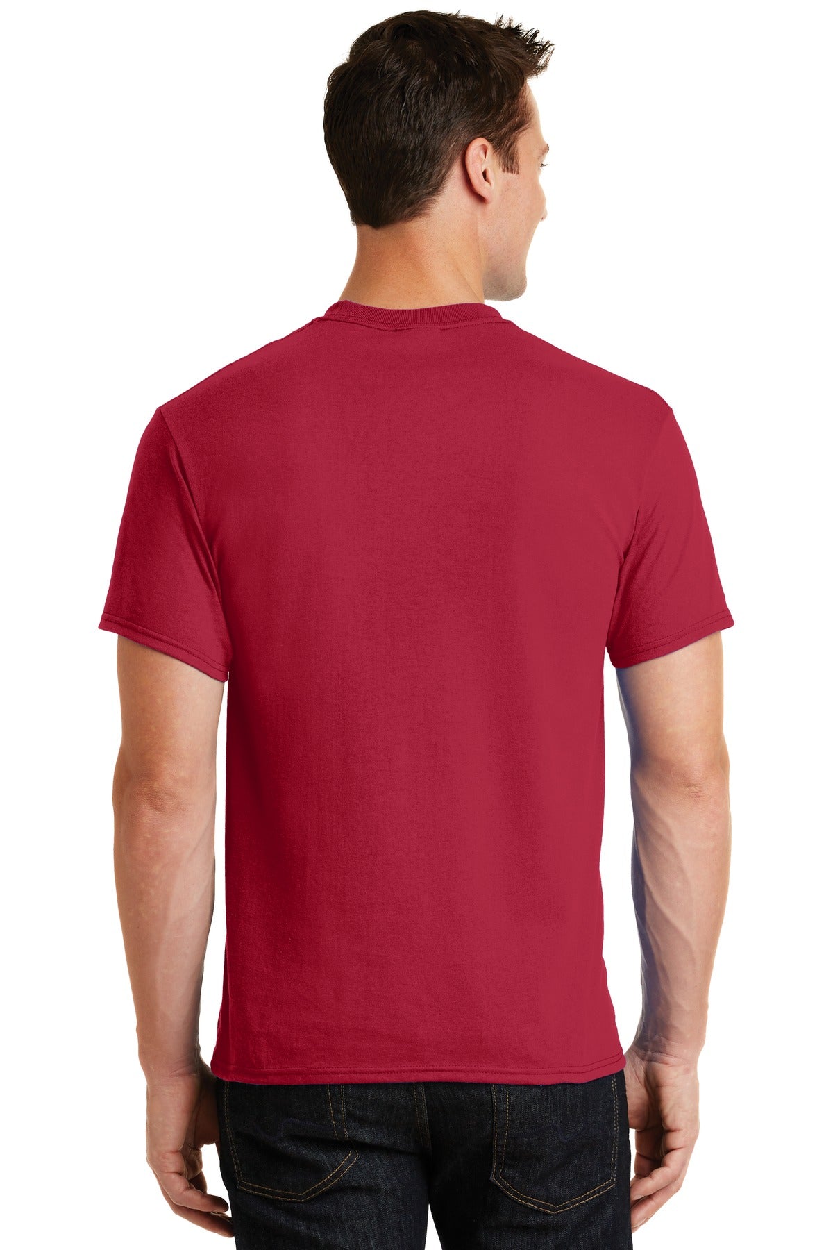 Port & Company Men's Core Blend Tee. PC55 2 of 3 Mens Apparel Shirts & Tops