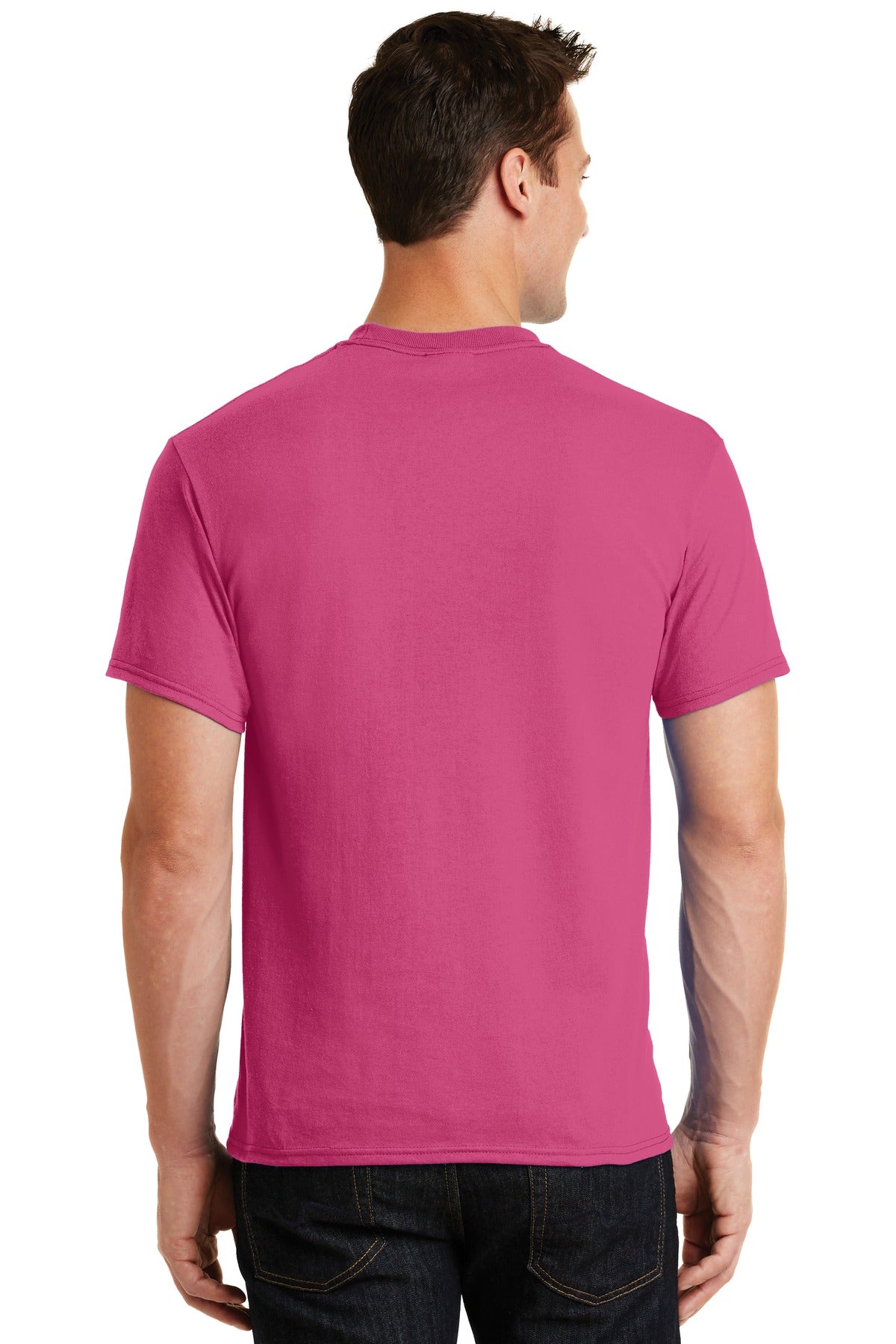 Port & Company Men's Core Blend Tee. PC55 2 of 3 Mens Apparel Shirts & Tops