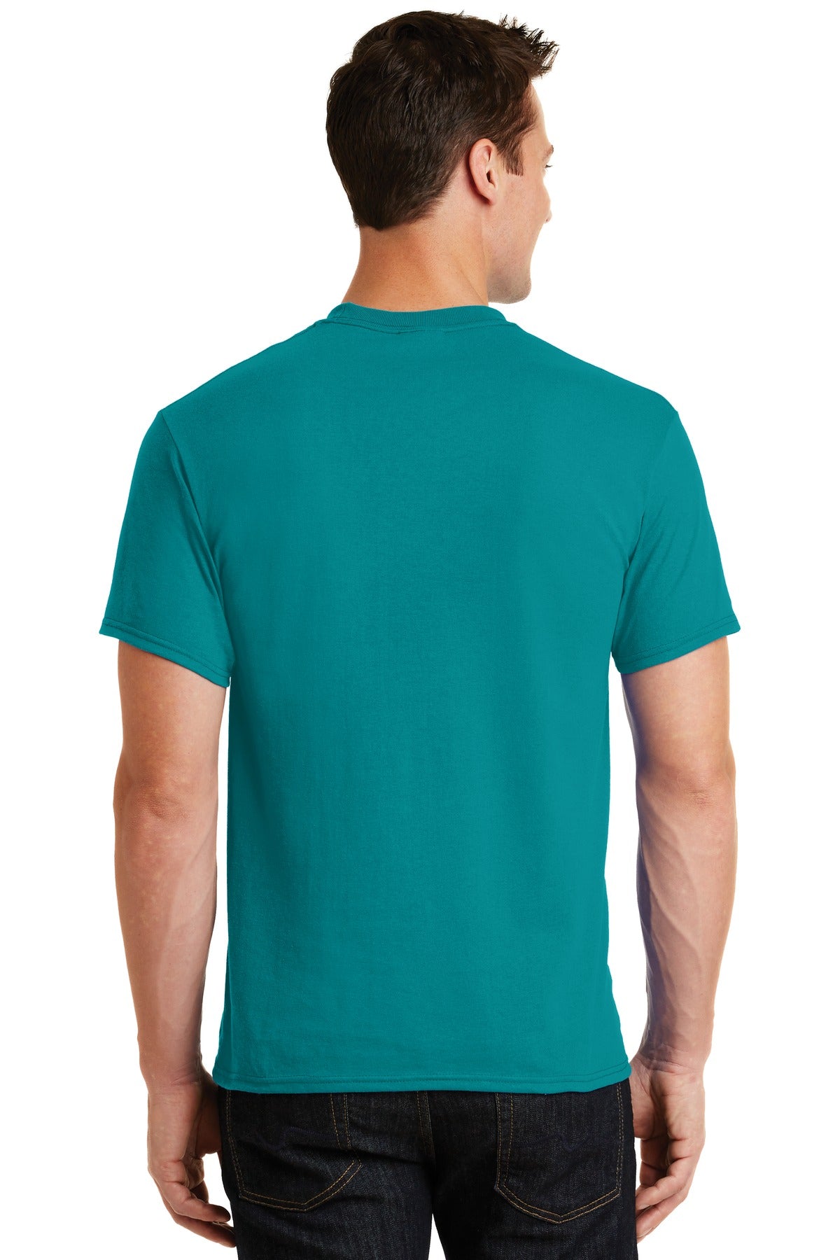 Port & Company Men's Core Blend Tee. PC55 2 of 3 Mens Apparel Shirts & Tops