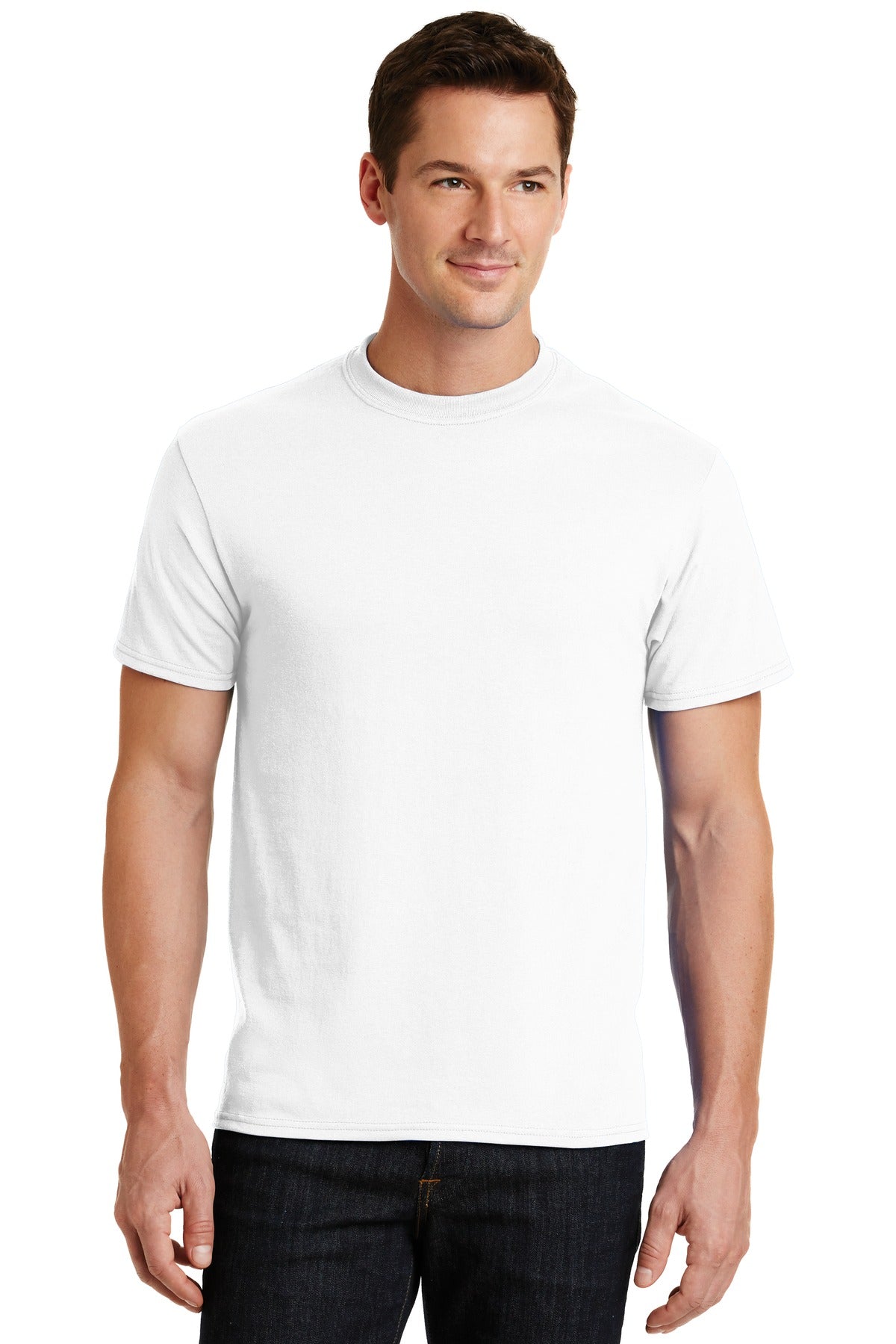 Port & Company Men's Core Blend Tee. PC55 2 of 3 Mens Apparel Shirts & Tops