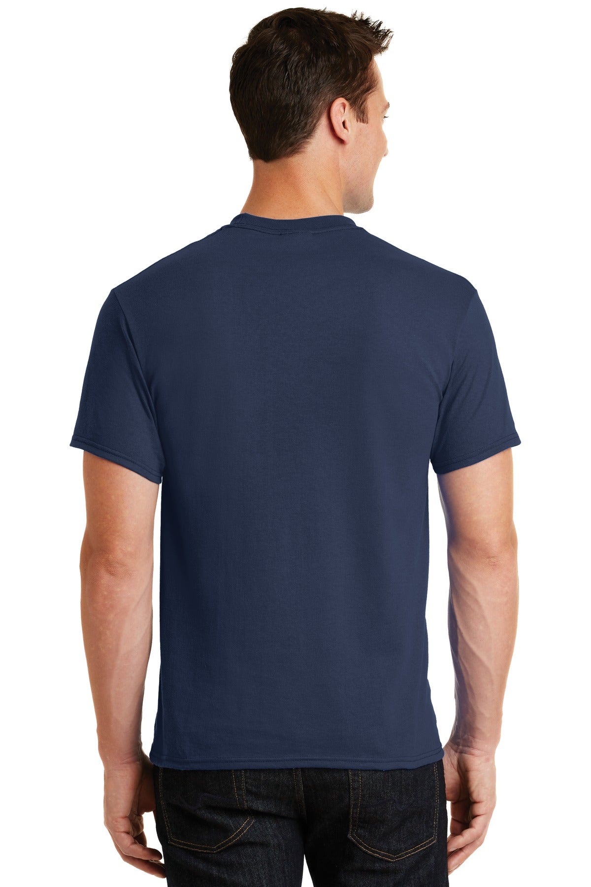 Port & Company Men's Core Blend Tee. PC55 2 of 3 Mens Apparel Shirts & Tops
