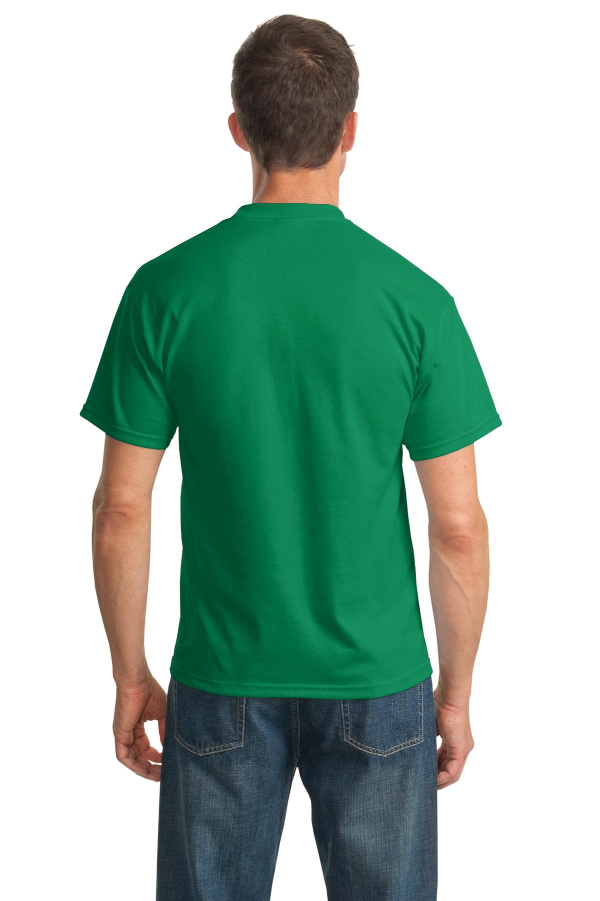 Port & Company Men's Core Blend Tee. PC55 2 of 3 Mens Apparel Shirts & Tops