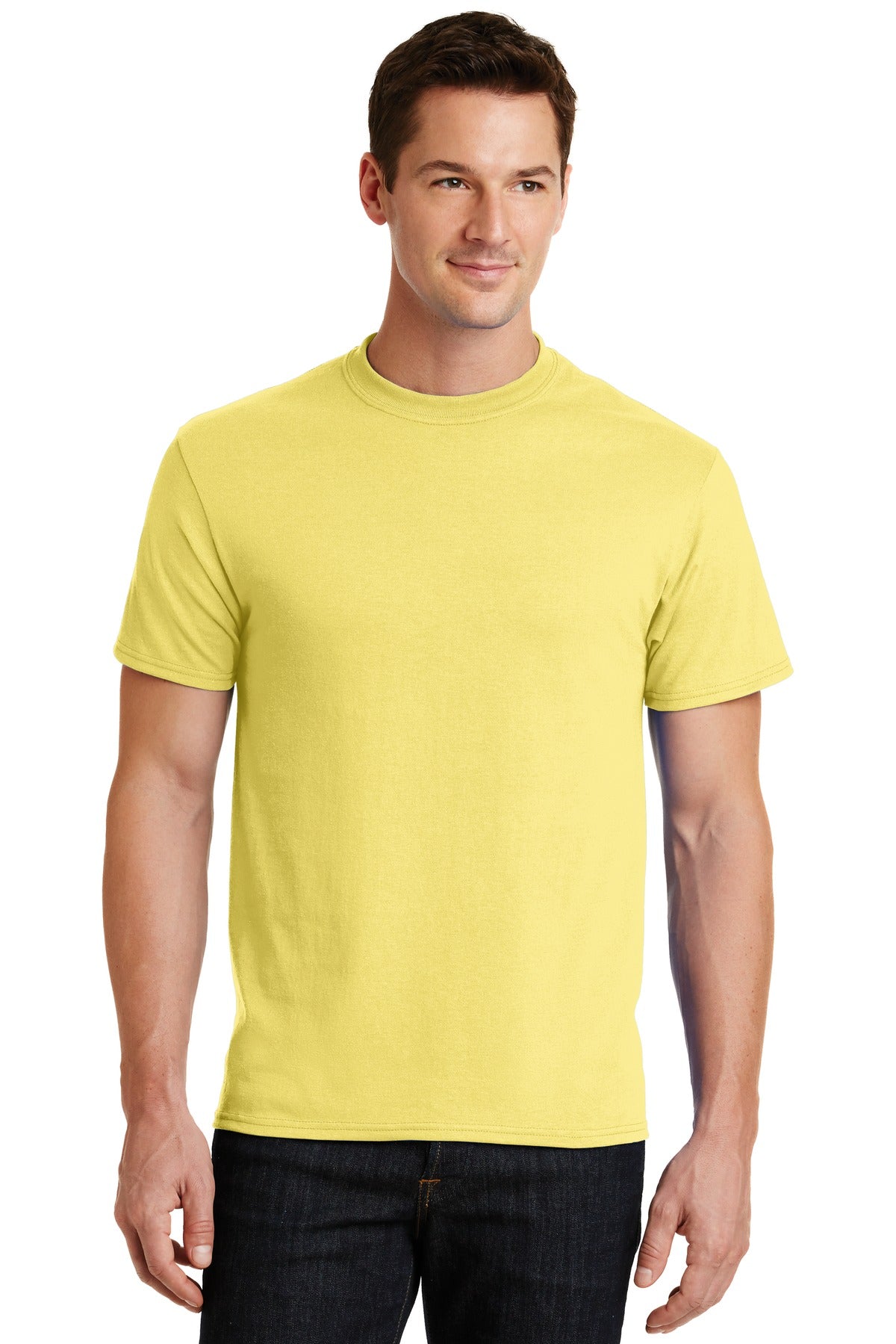 Port & Company Men's Core Blend Tee. PC55 2 of 3 Mens Apparel Shirts & Tops