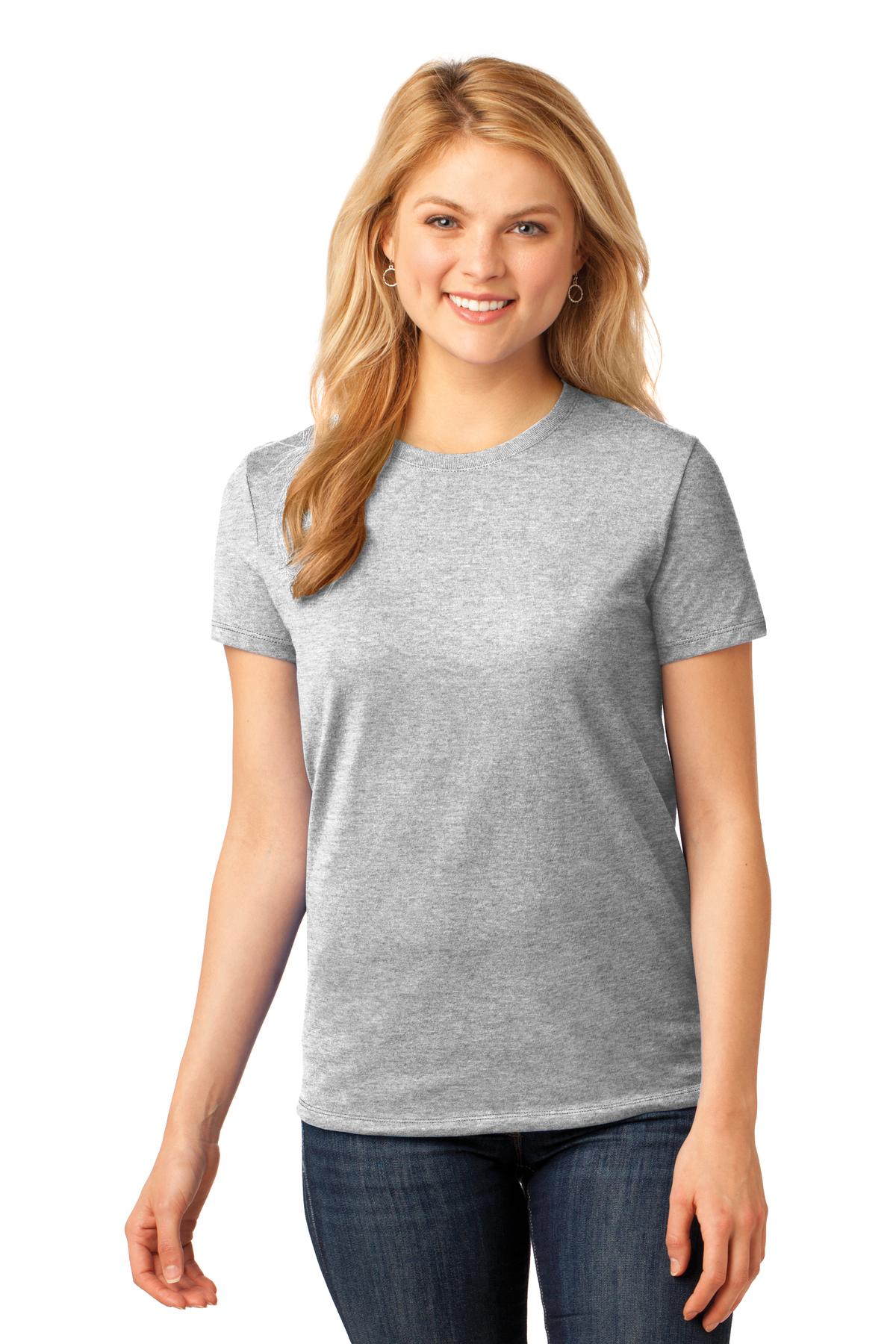 Port & Company Women's Core Cotton Tee 1 of 3 Womens Apparel Shirts & Tops