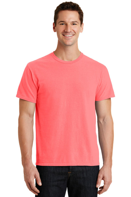 Port & Company Men's Beach Wash Garment-Dyed Tee. PC099 2 of 3 Mens Apparel Shirts & Tops
