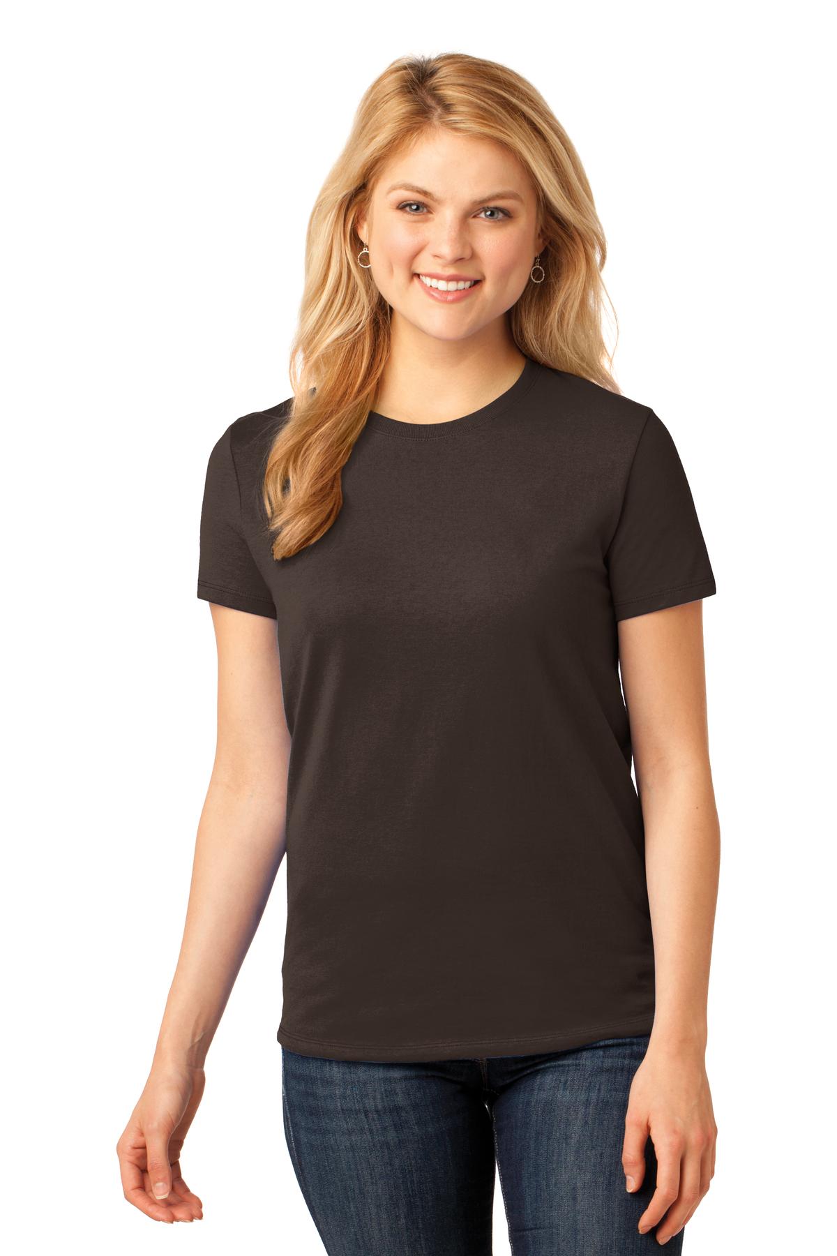 Port & Company Women's Core Cotton Tee 1 of 3 Womens Apparel Shirts & Tops