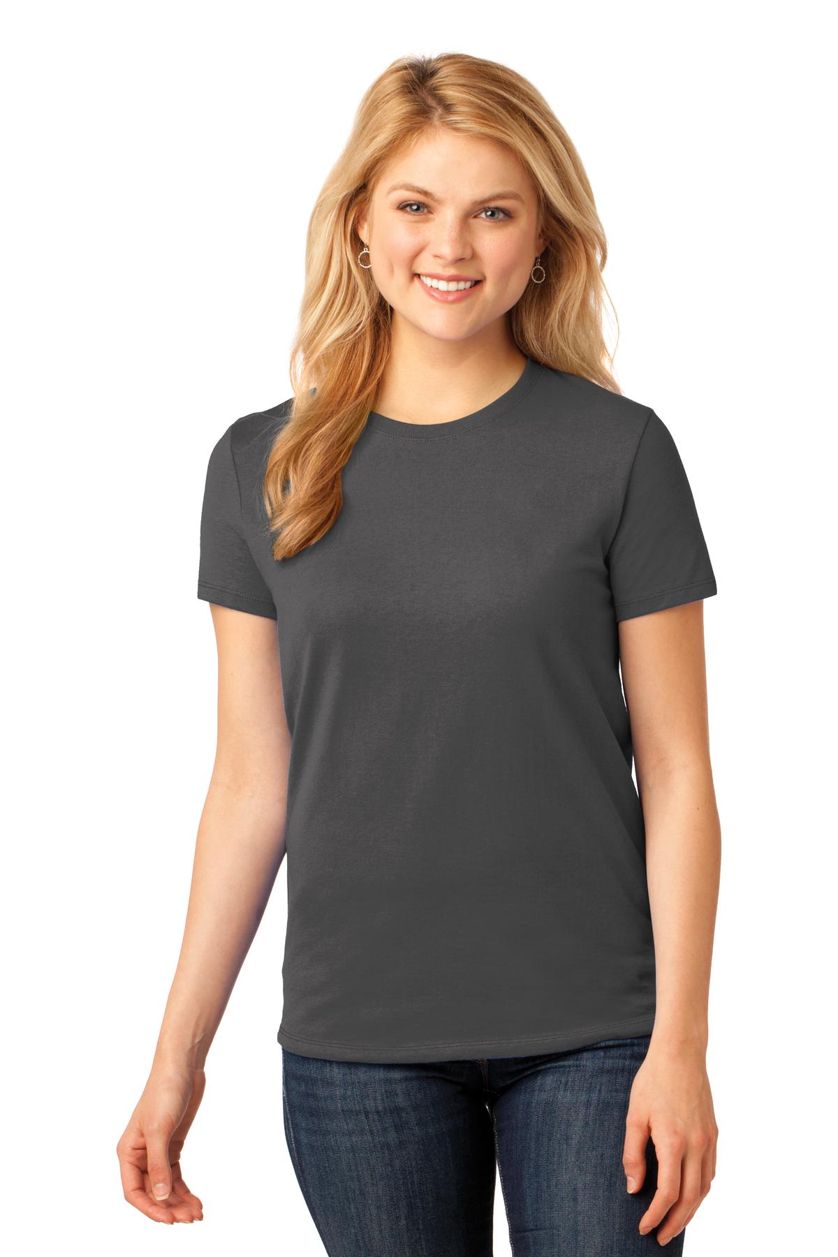 Port & Company Women's Core Cotton Tee 1 of 3 Womens Apparel Shirts & Tops
