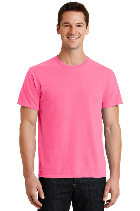Port & Company Men's Beach Wash Garment-Dyed Tee. PC099 2 of 3 Mens Apparel Shirts & Tops