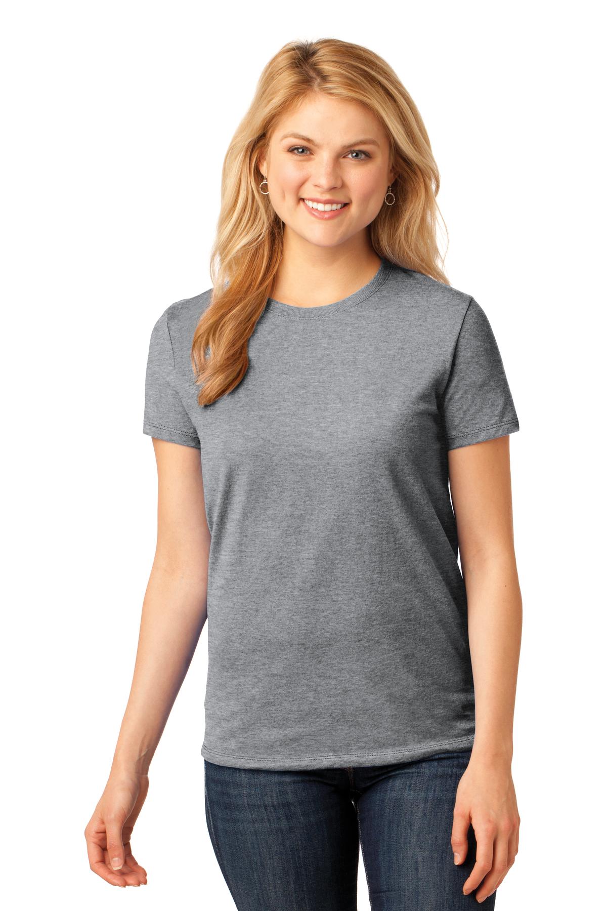 Port & Company Women's Core Cotton Tee 1 of 3 Womens Apparel Shirts & Tops