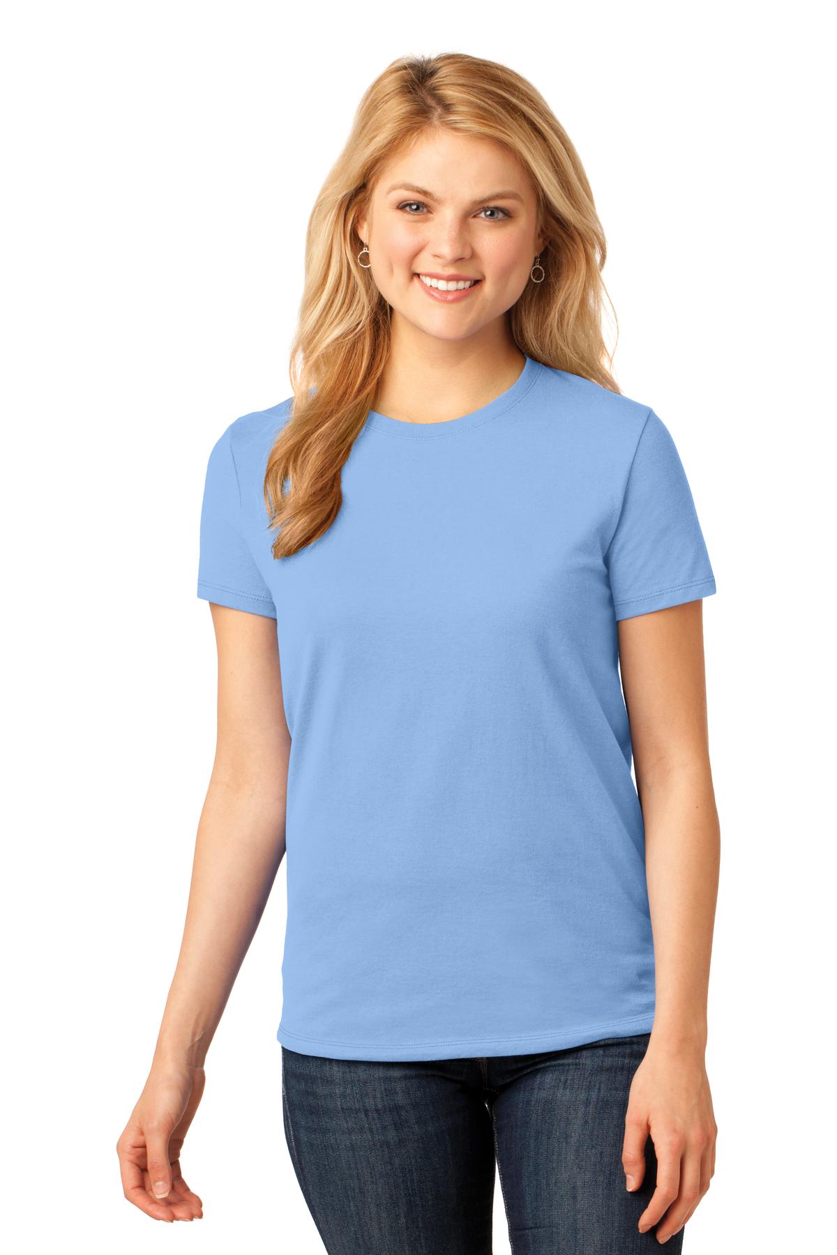 Port & Company Women's Core Cotton Tee 1 of 3 Womens Apparel Shirts & Tops
