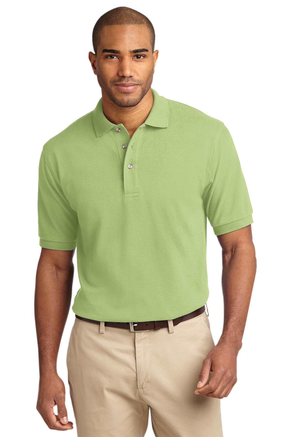 Port Authority Men's Heavyweight Cotton Pique Polo.  K420 2 of 2
