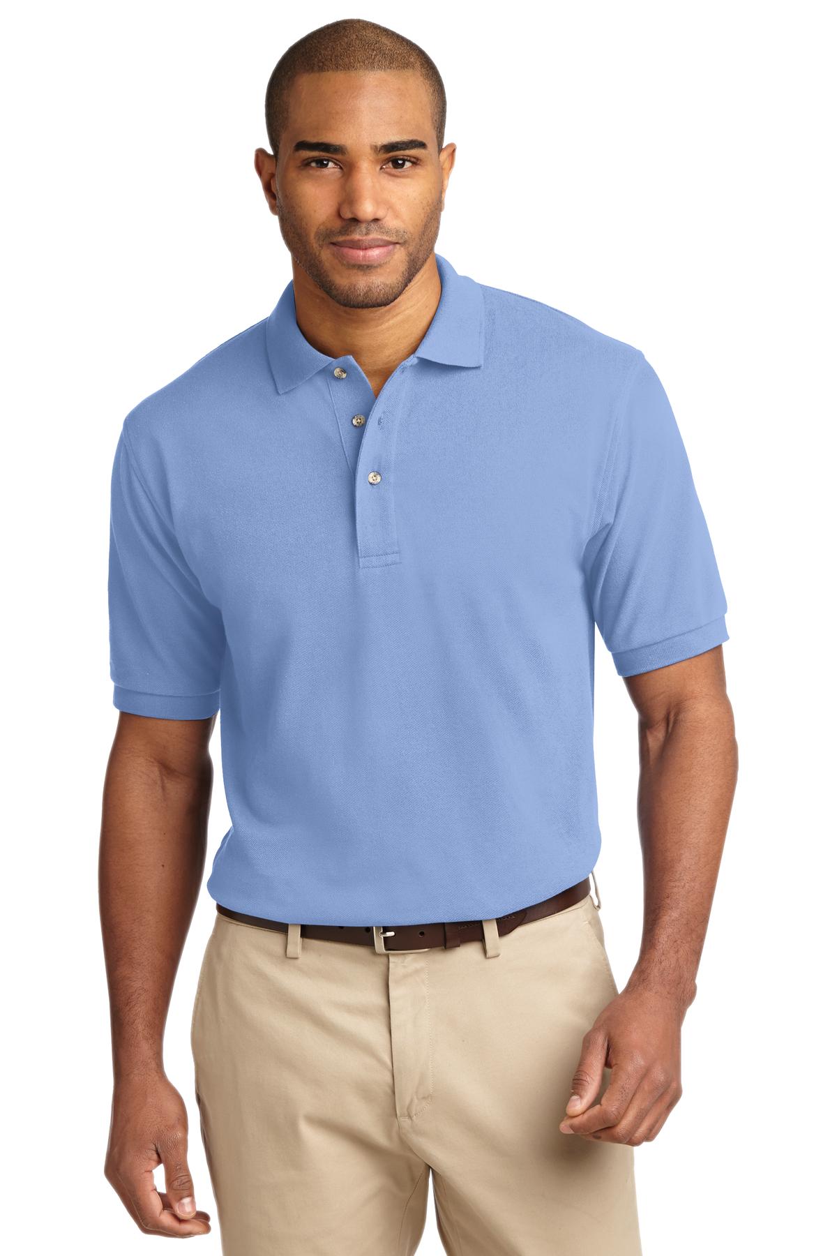 Port Authority Men's Heavyweight Cotton Pique Polo.  K420 2 of 2