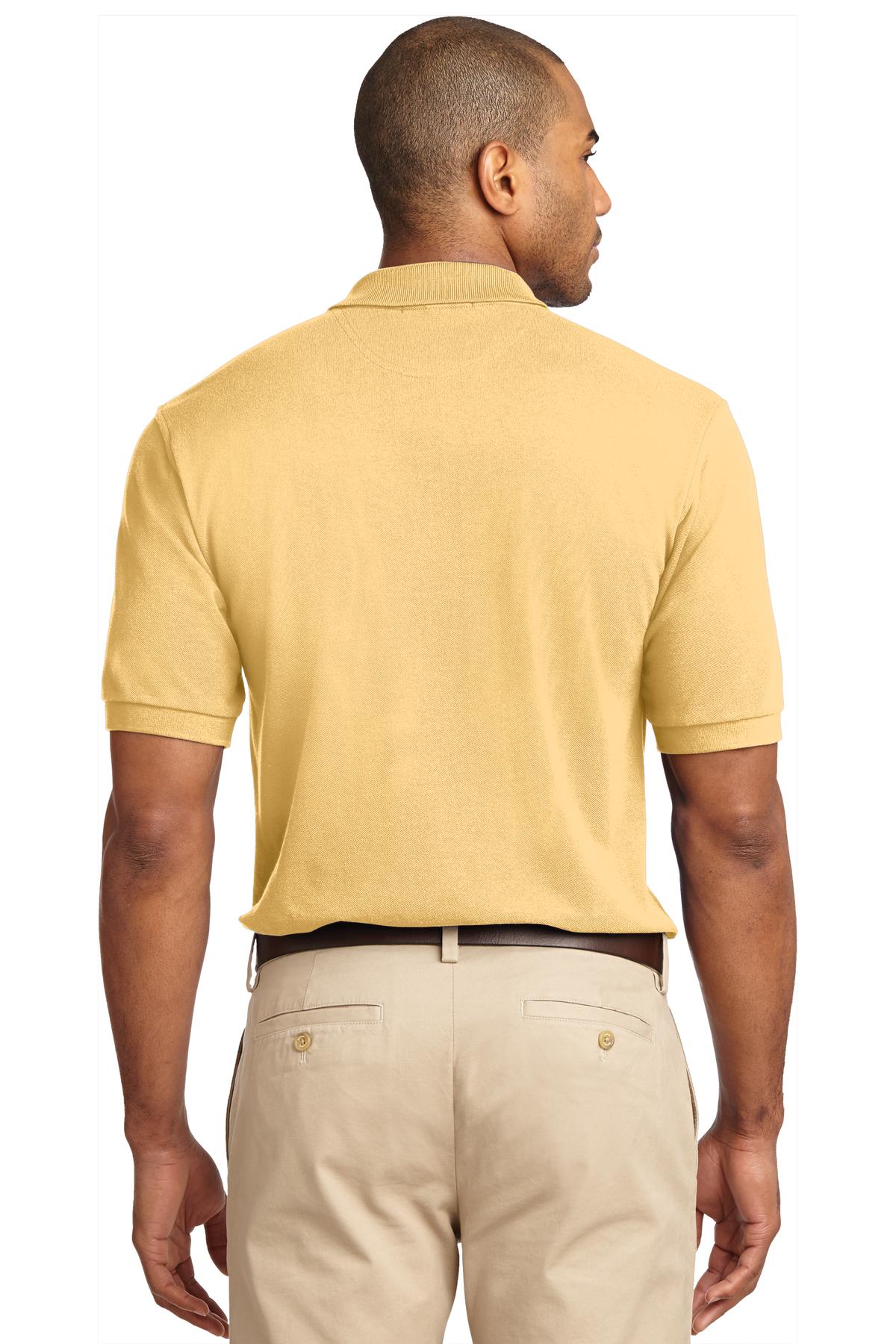 Port Authority Men's Heavyweight Cotton Pique Polo.  K420 2 of 2