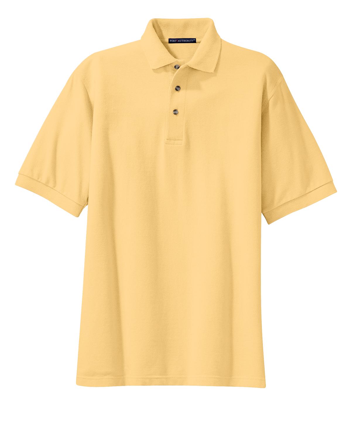 Port Authority Men's Heavyweight Cotton Pique Polo.  K420 2 of 2