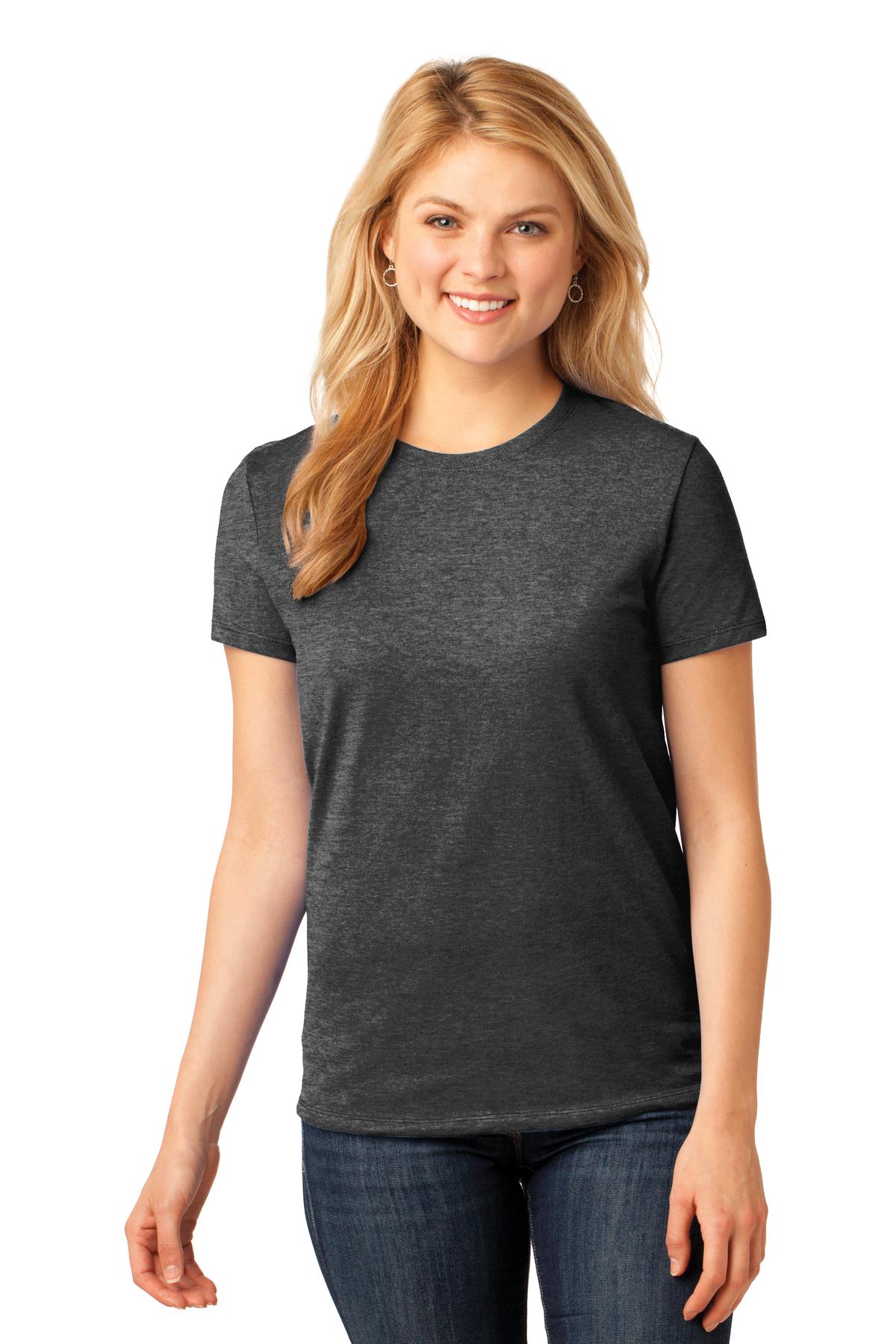 Port & Company Women's Core Cotton Tee 1 of 3 Womens Apparel Shirts & Tops