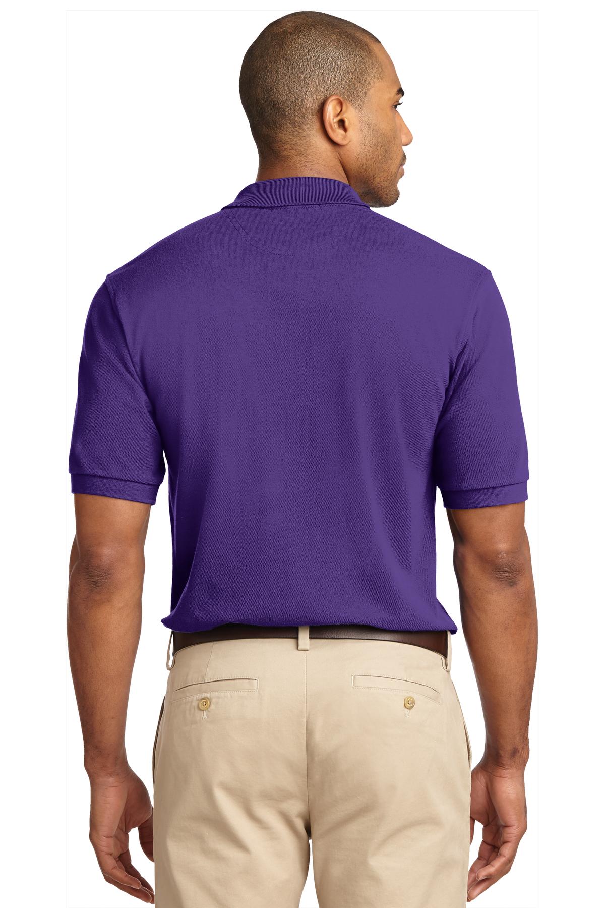 Port Authority Men's Heavyweight Cotton Pique Polo.  K420 2 of 2
