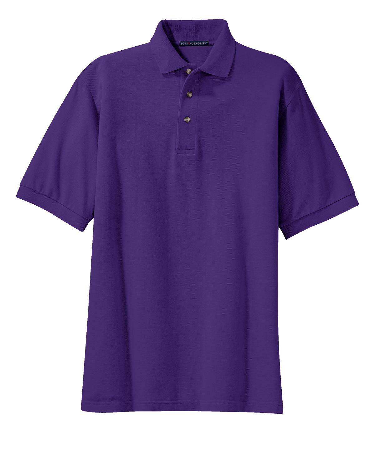Port Authority Men's Heavyweight Cotton Pique Polo.  K420 2 of 2