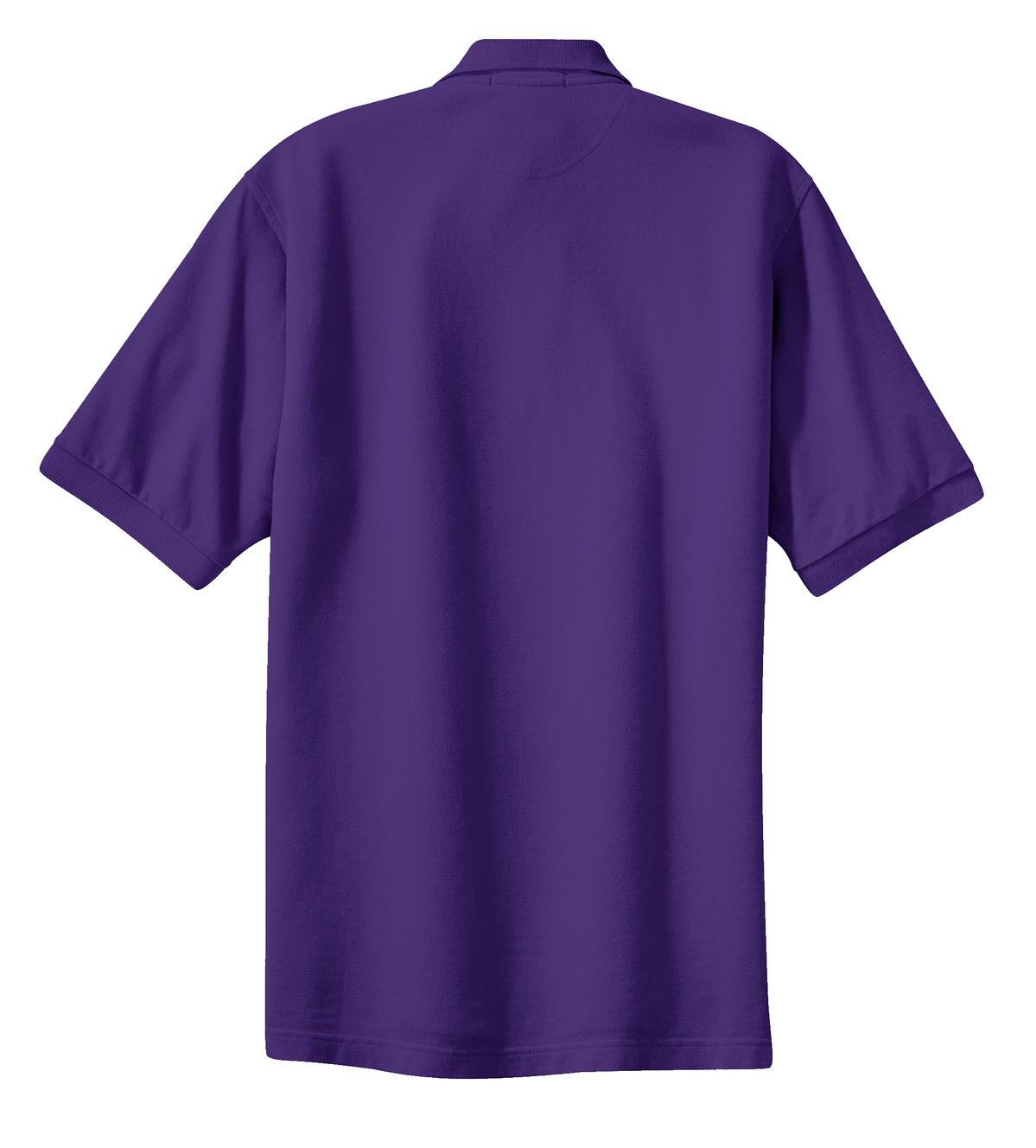 Port Authority Men's Heavyweight Cotton Pique Polo.  K420 2 of 2