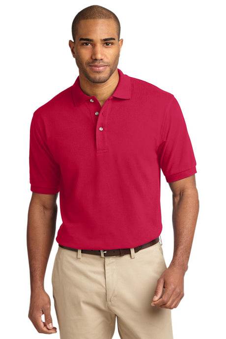 Port Authority Heavyweight Cotton Pique Polo. K420 Mens Apparel Shirts & Tops