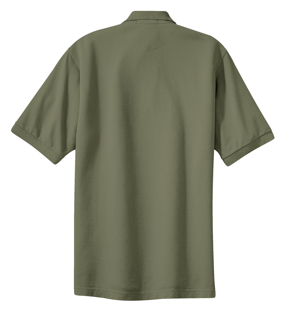 Port Authority Heavyweight Cotton Pique Polo. K420 Mens Apparel Shirts & Tops