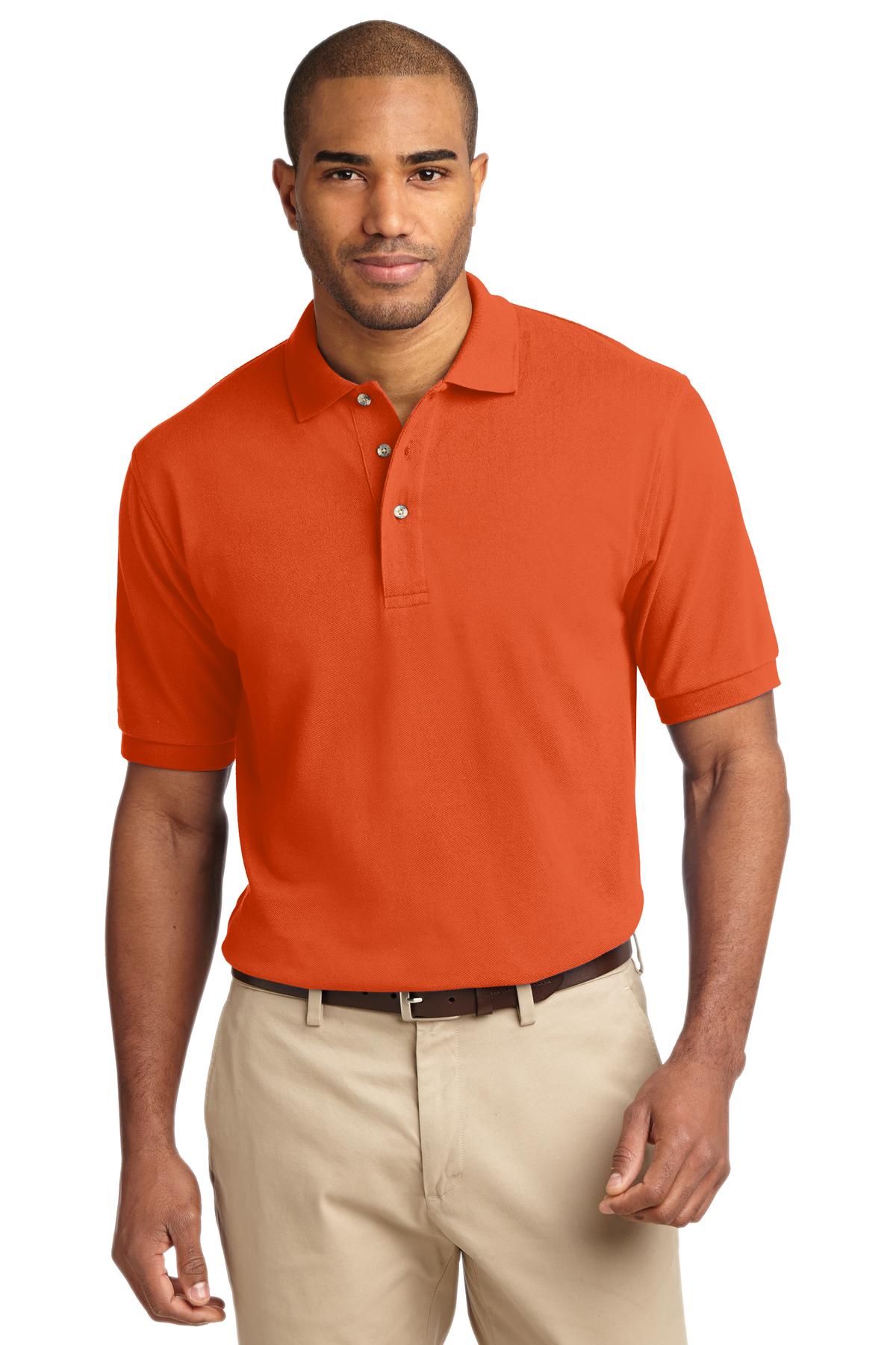Port Authority Men's Heavyweight Cotton Pique Polo.  K420 2 of 2