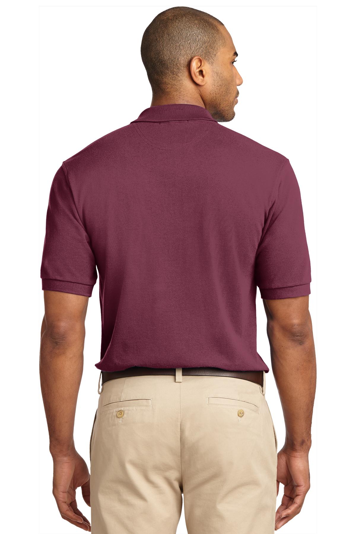 Port Authority Heavyweight Cotton Pique Polo. K420 Mens Apparel Shirts & Tops