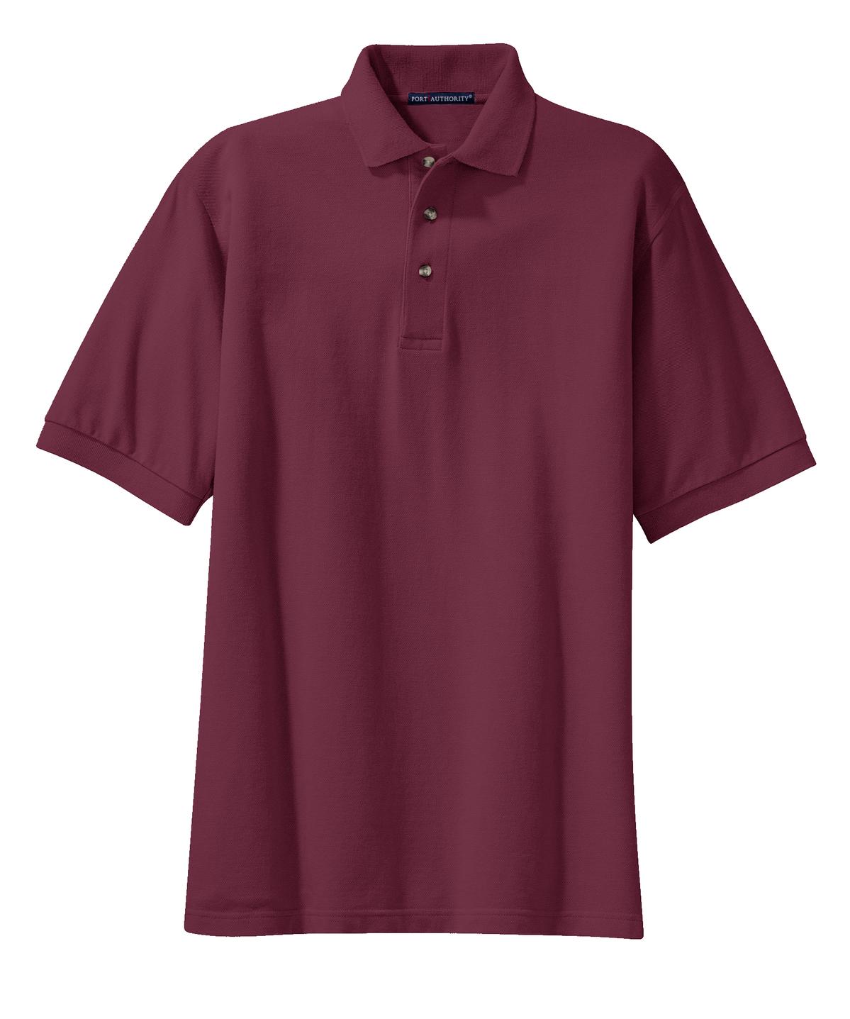 Port Authority Heavyweight Cotton Pique Polo. K420 Mens Apparel Shirts & Tops