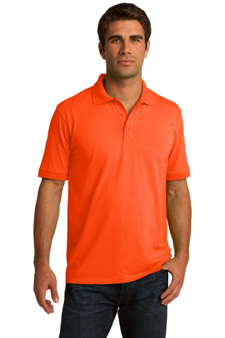Port & Company Men's Core Blend Jersey Knit Polo 2 of 3 Mens Apparel Shirts & Tops