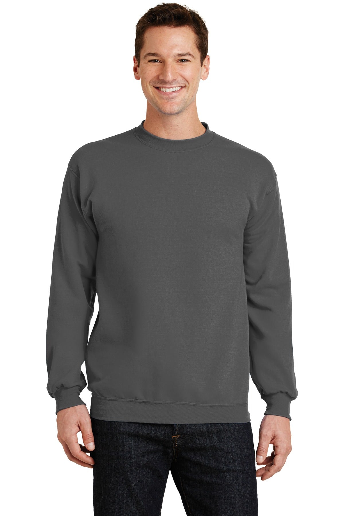 Port & Company - Men's Core Fleece Crewneck Sweatshirt Mens Apparel Sweatshirts & Fleece