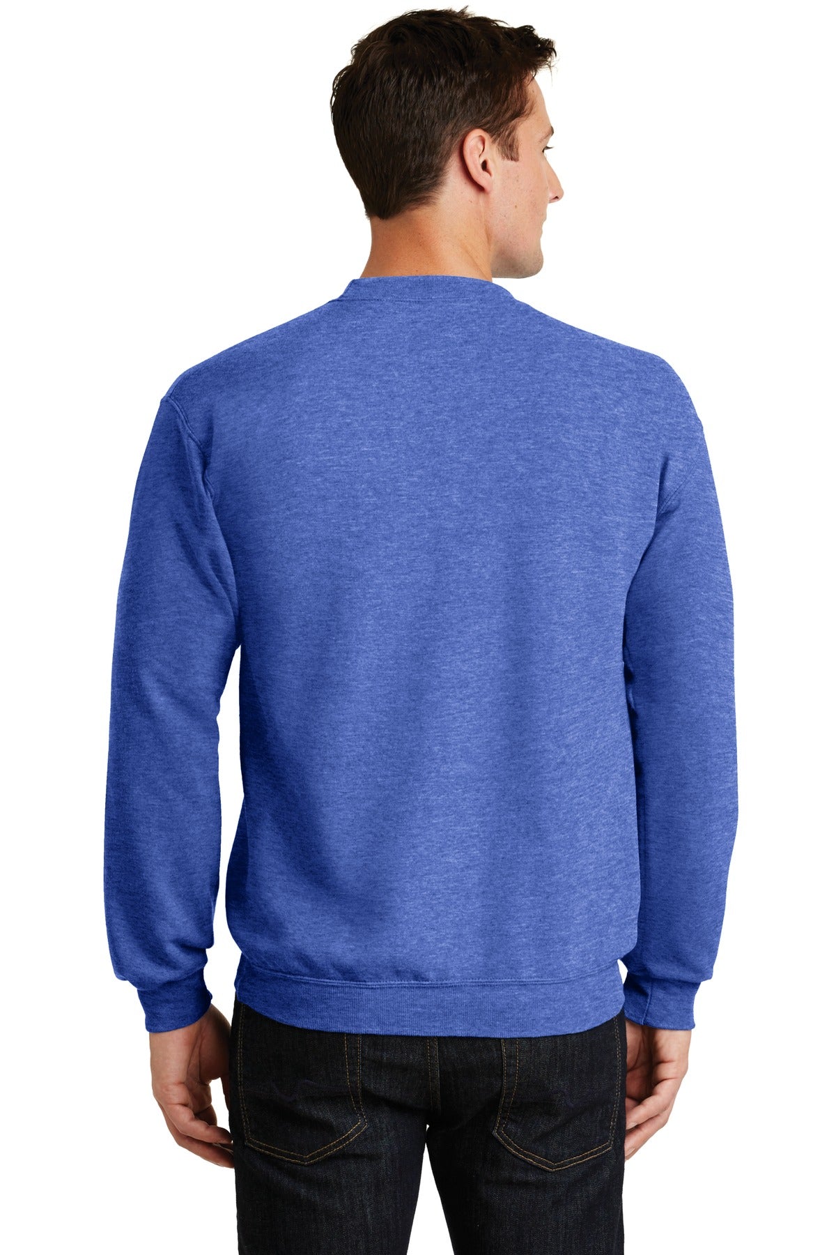 Port & Company Men's Core Fleece Crewneck Sweatshirt. PC78 1of2 Mens Apparel Sweatshirts & Fleece