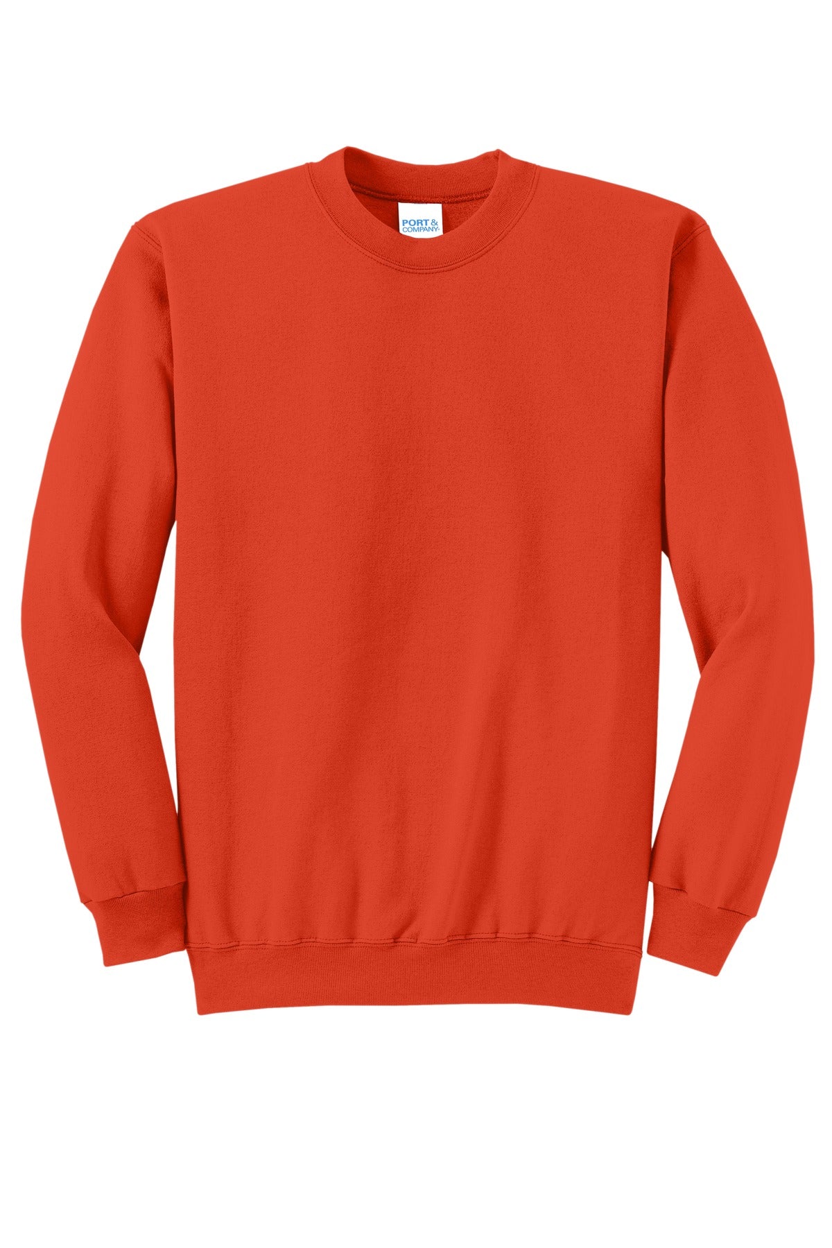 Port & Company Men's Core Fleece Crewneck Sweatshirt. PC78 1of2 Mens Apparel Sweatshirts & Fleece