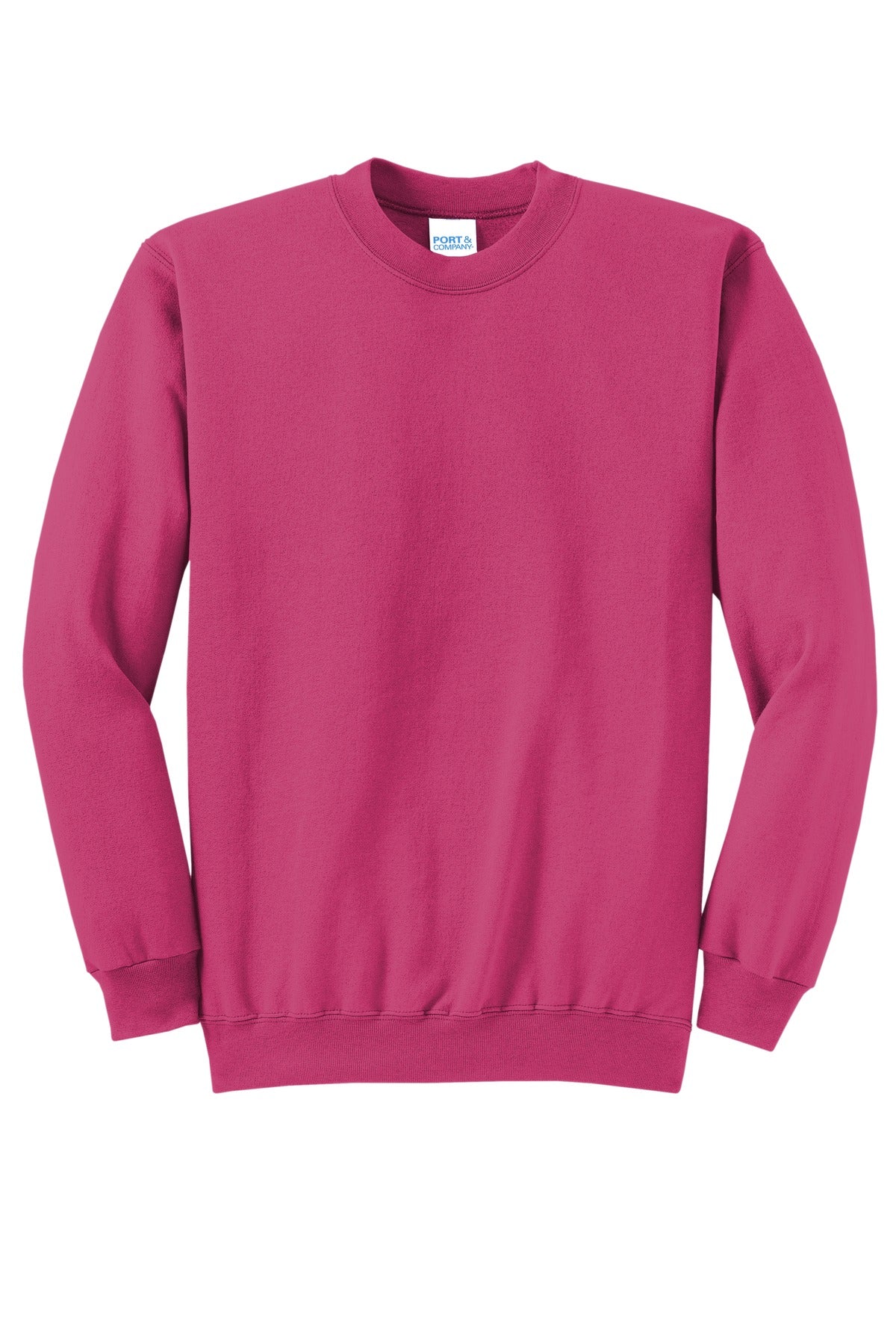 Port & Company Men's Core Fleece Crewneck Sweatshirt. PC78 1of2 Mens Apparel Sweatshirts & Fleece