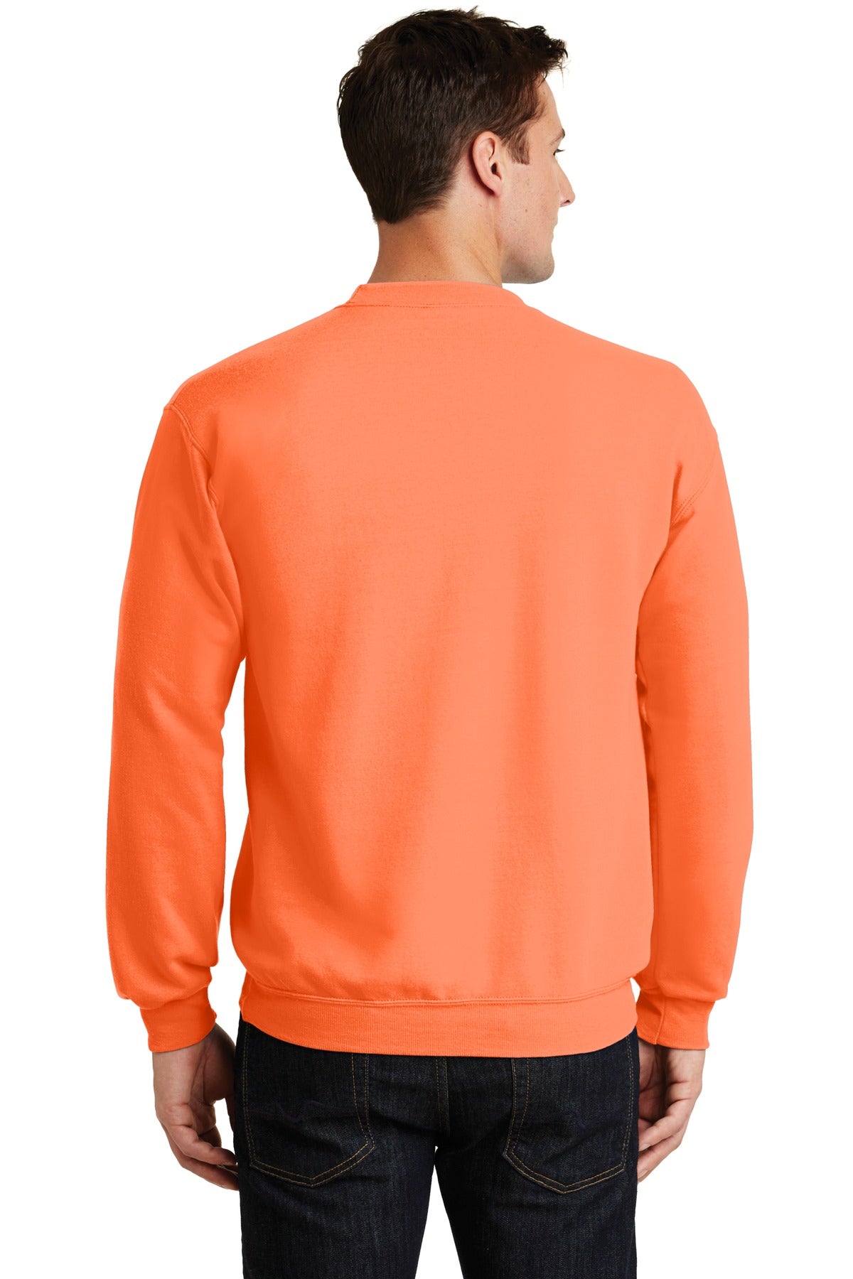 Port & Company Men's Core Fleece Crewneck Sweatshirt. PC78 1of2 Mens Apparel Sweatshirts & Fleece