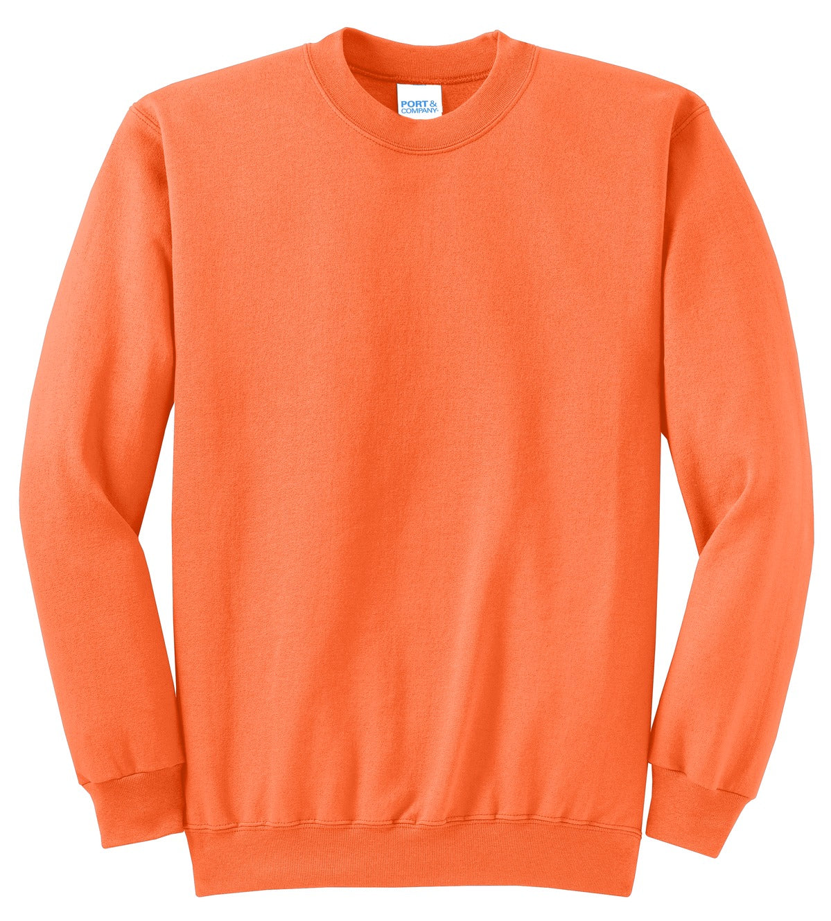 Port & Company Men's Core Fleece Crewneck Sweatshirt. PC78 1of2 Mens Apparel Sweatshirts & Fleece
