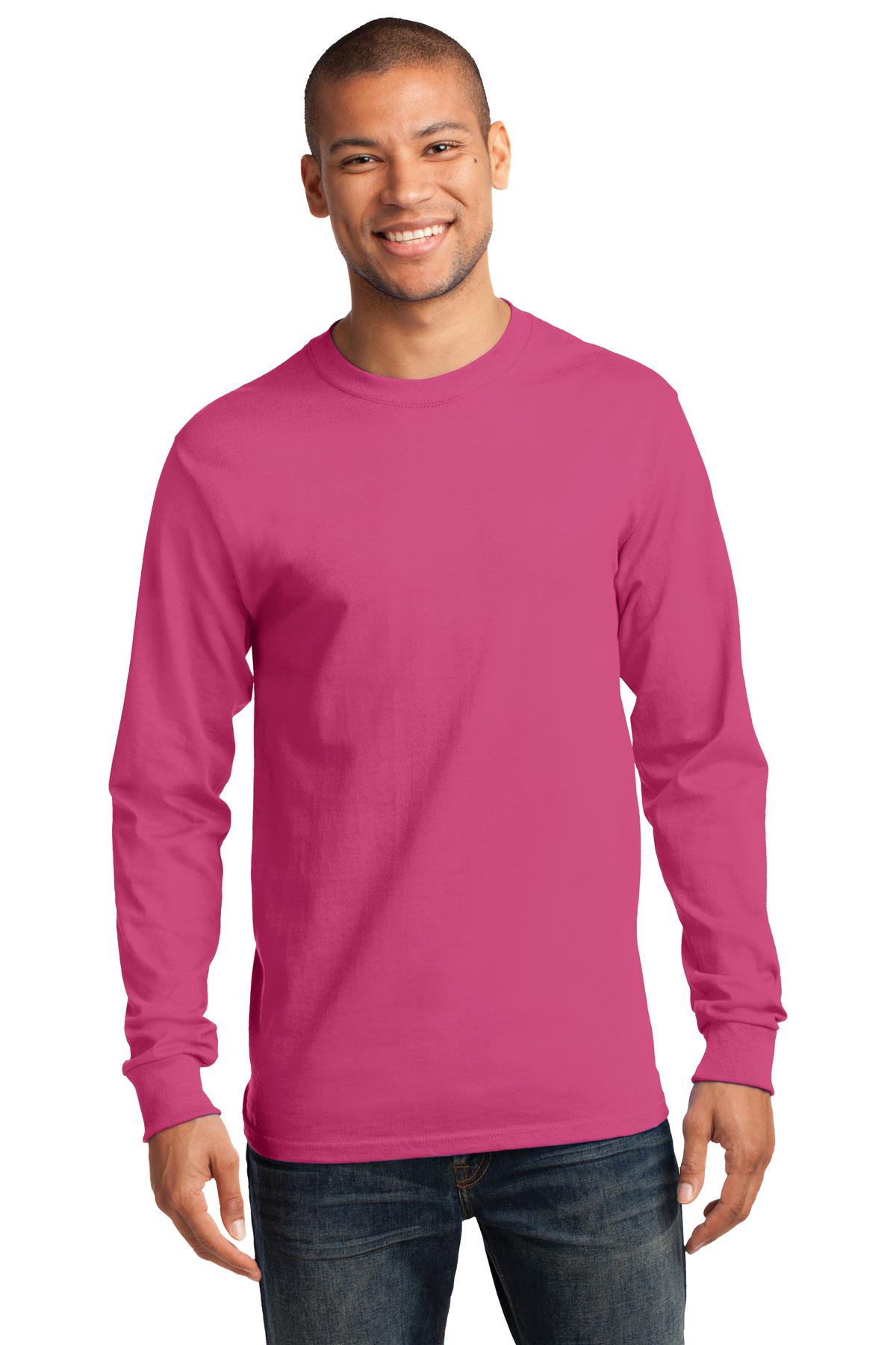 Port & Company Men's Long Sleeve Essential Tee Mens Apparel Shirts & Tops