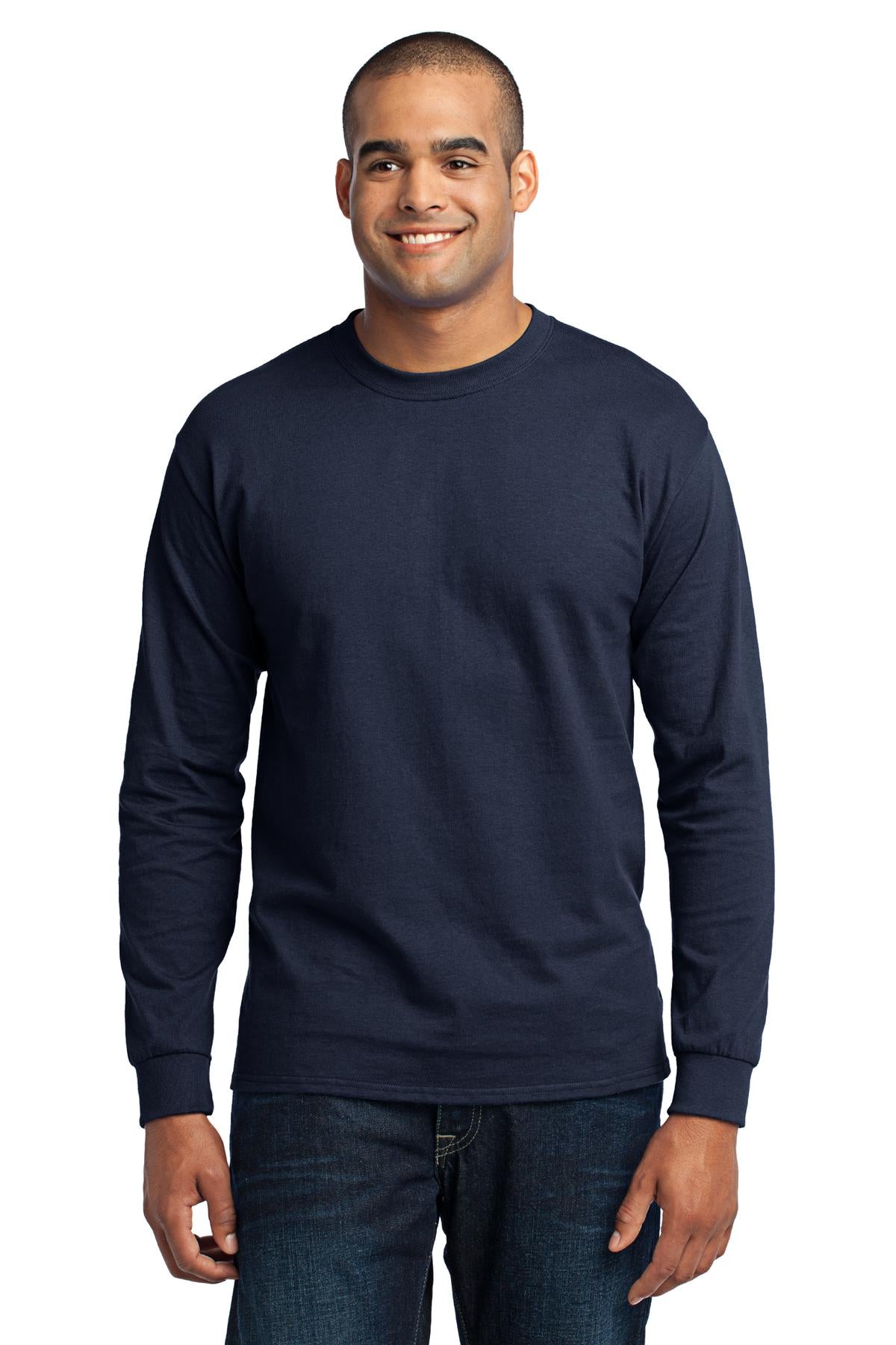 Port & Company Men's Long Sleeve Core Blend Tee Mens Apparel Shirts & Tops