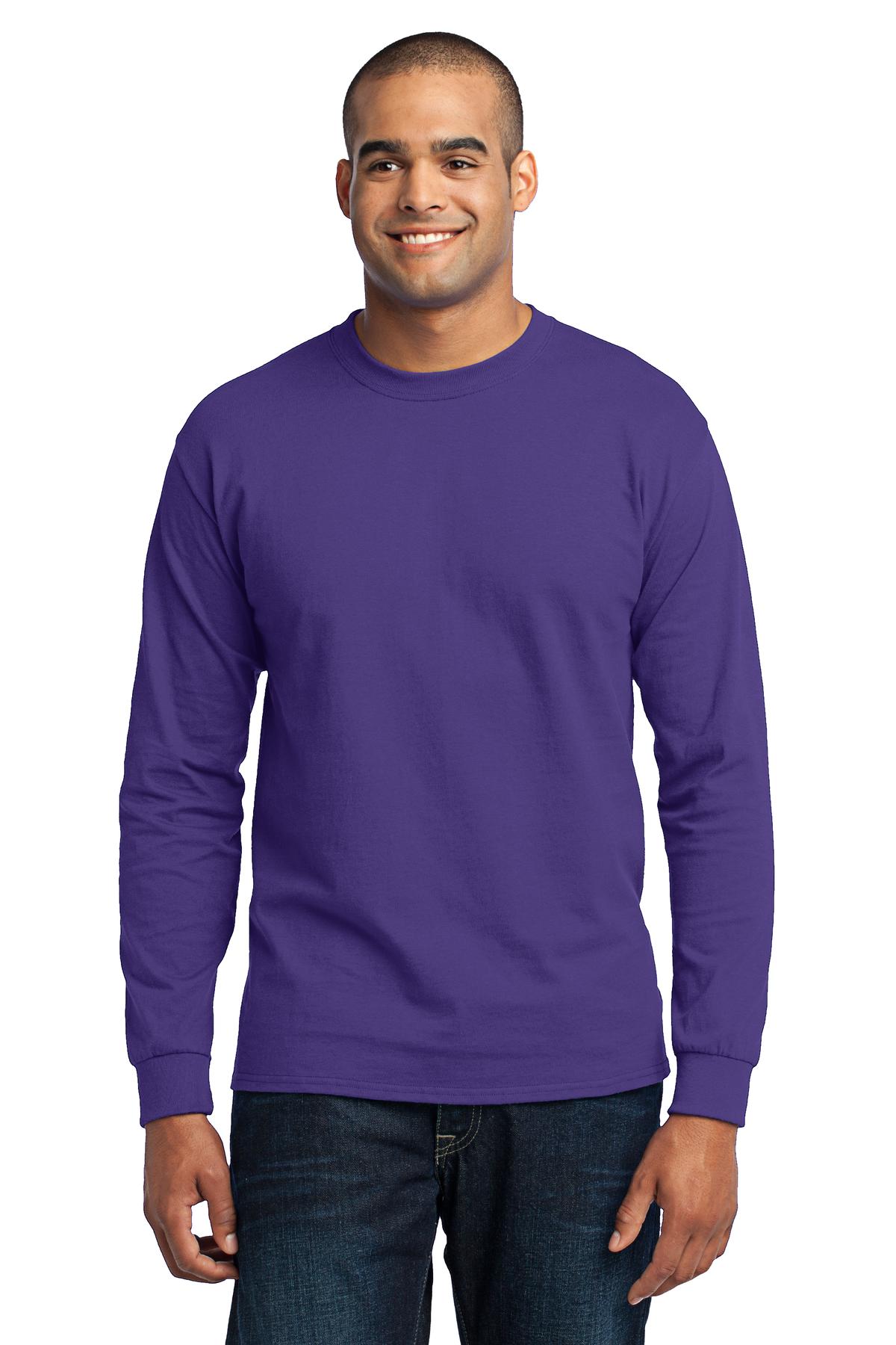 Port & Company Men's Long Sleeve Core Blend Tee Mens Apparel Shirts & Tops