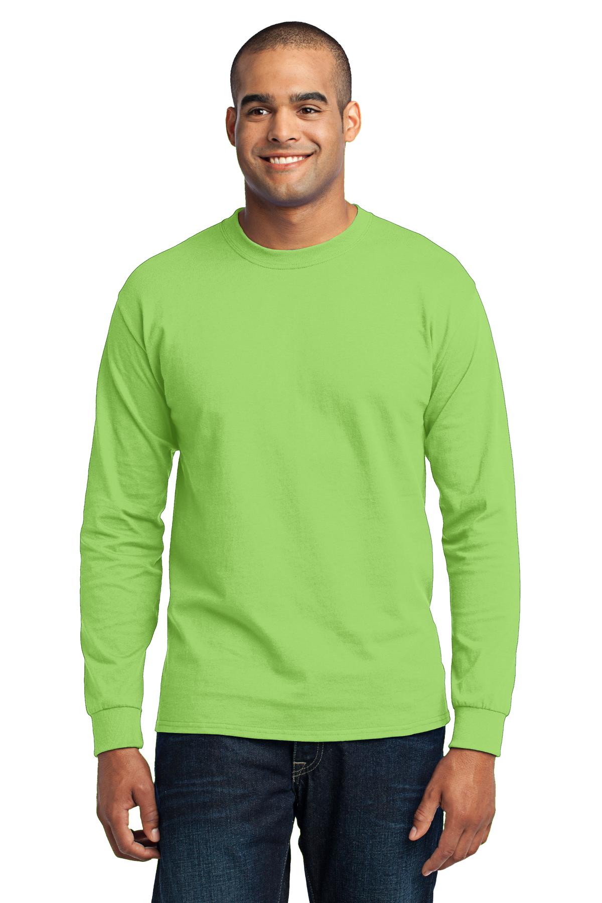 Port & Company Men's Long Sleeve Core Blend Tee Mens Apparel Shirts & Tops