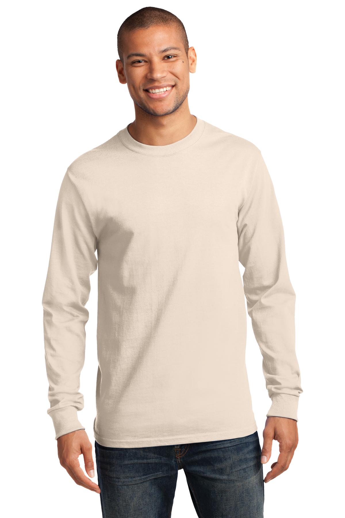 Port & Company Men's Long Sleeve Essential Tee Mens Apparel Shirts & Tops