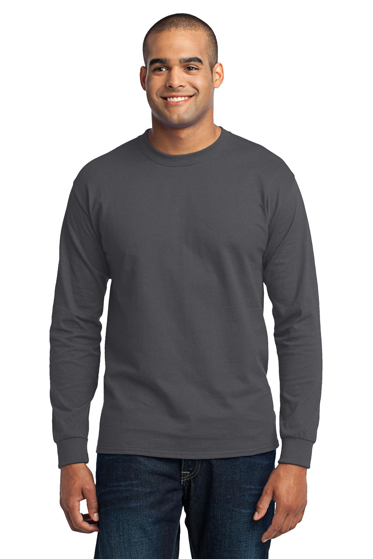 Port & Company Men's Long Sleeve Core Blend Tee Mens Apparel Shirts & Tops
