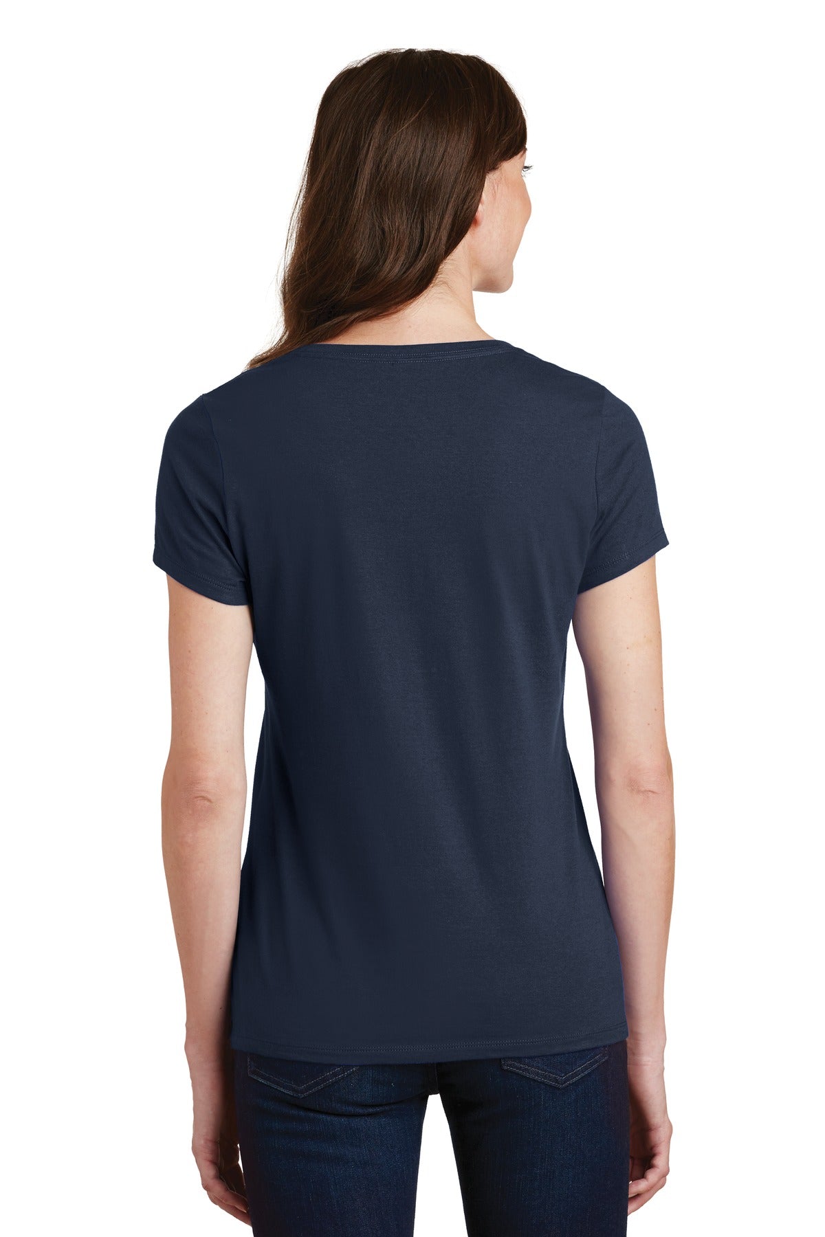 Port & Company - Women's Fan Favorite V-Neck Tee LPC450V 2 of 2 Womens Apparel Shirts & Tops