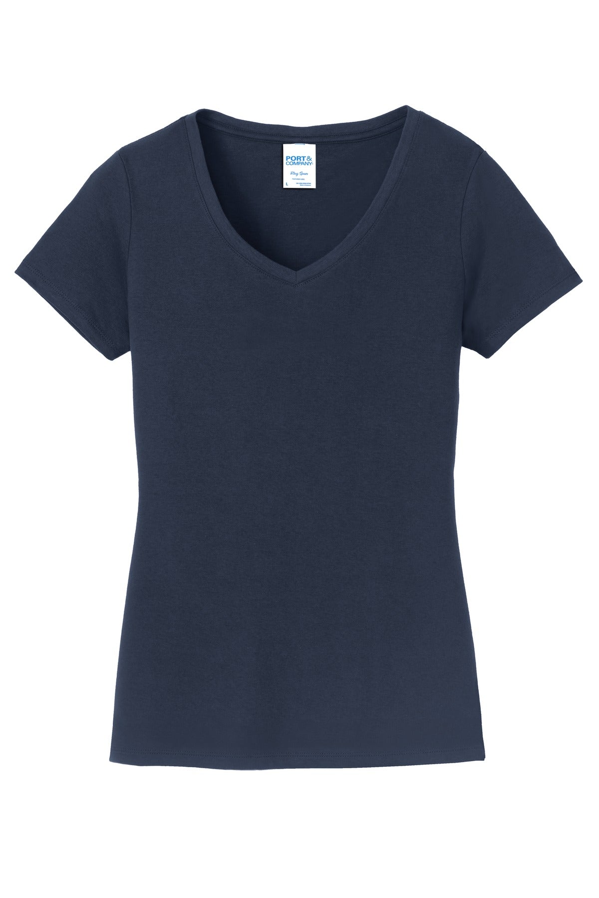 Port & Company - Women's Fan Favorite V-Neck Tee LPC450V 2 of 2 Womens Apparel Shirts & Tops