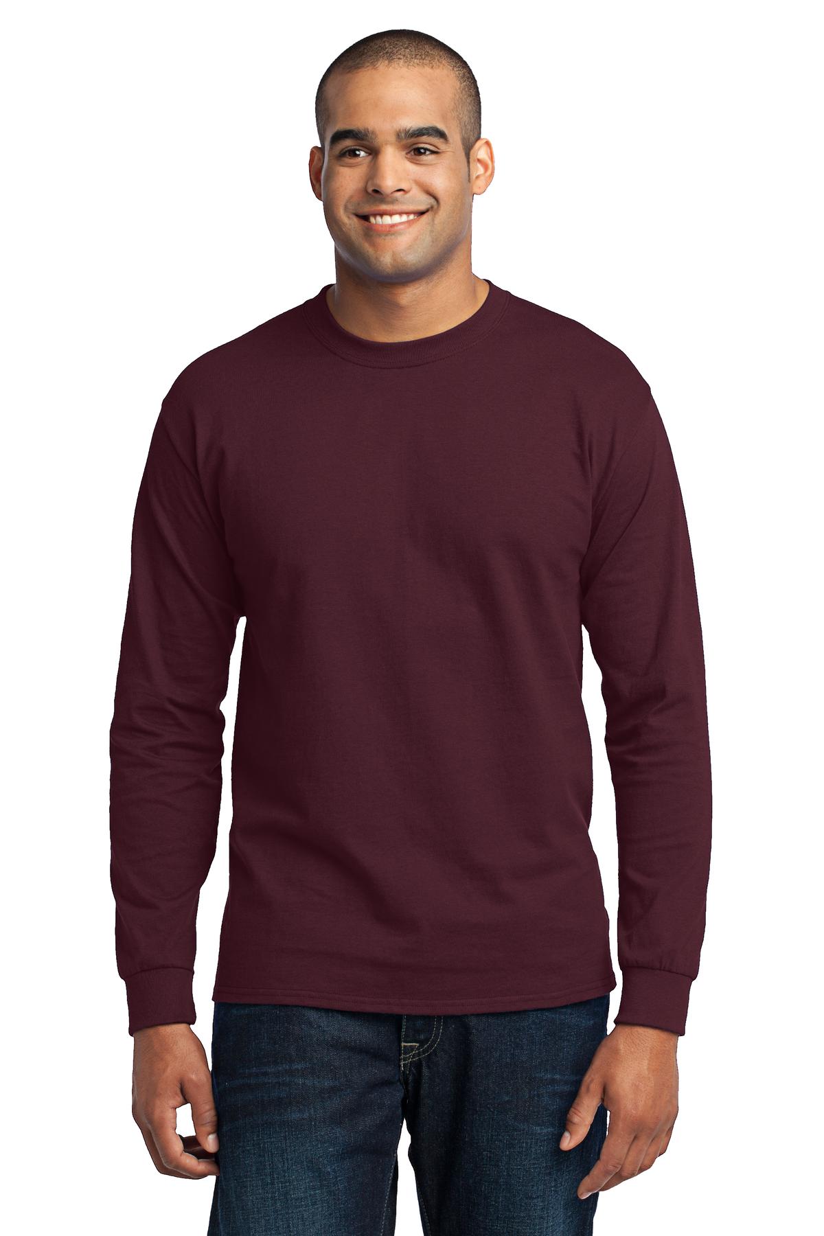 Port & Company Men's Long Sleeve Core Blend Tee Mens Apparel Shirts & Tops