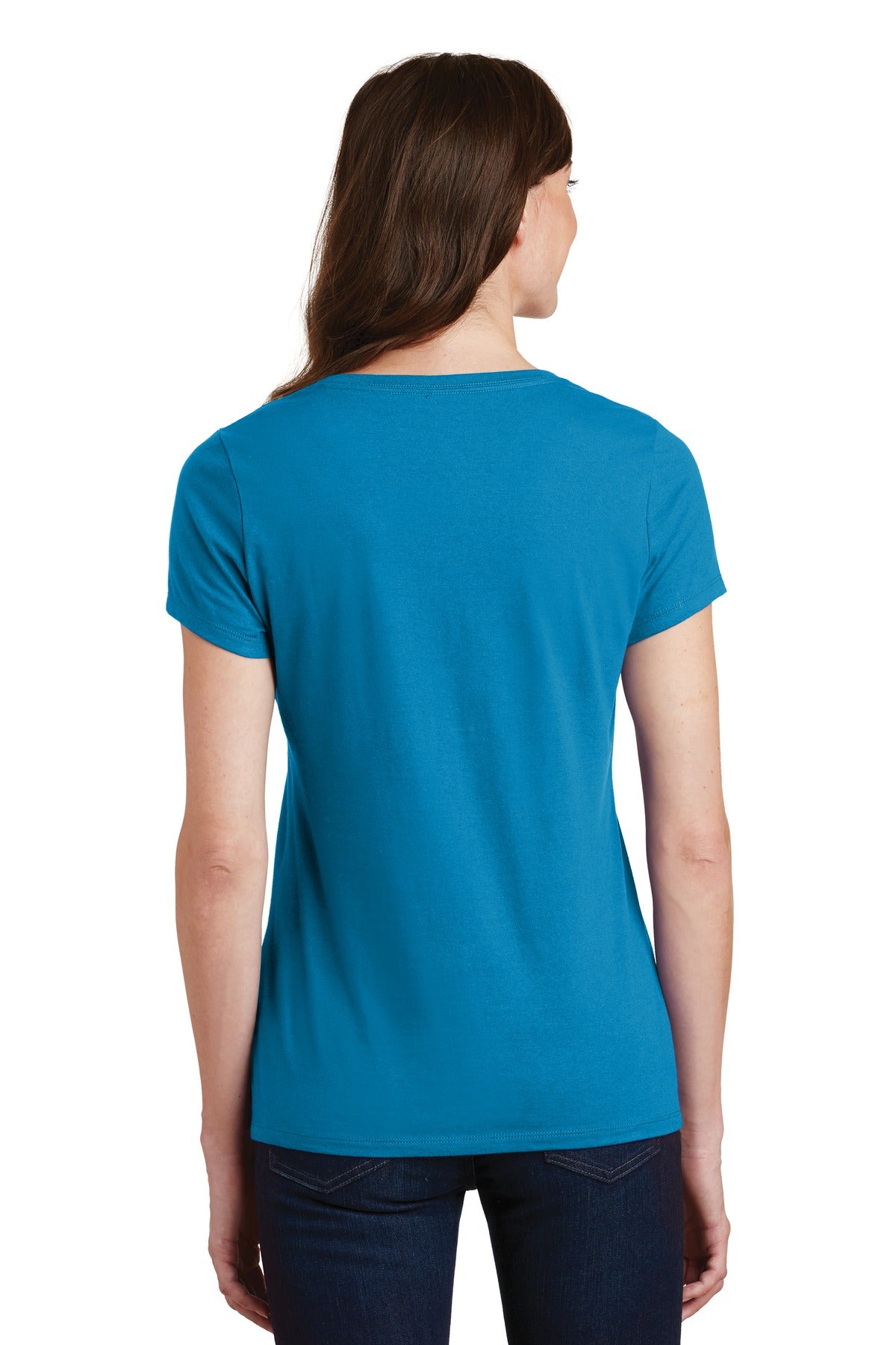 Port & Company - Women's Fan Favorite V-Neck Tee LPC450V 2 of 2 Womens Apparel Shirts & Tops