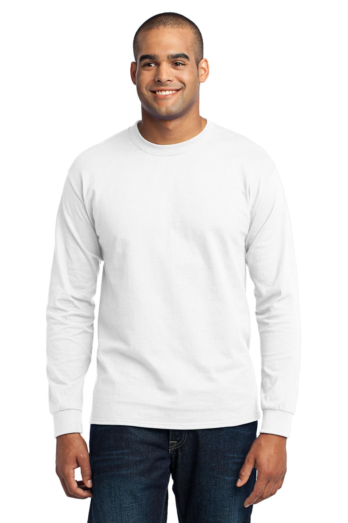 Port & Company Men's Long Sleeve Core Blend Tee Mens Apparel Shirts & Tops