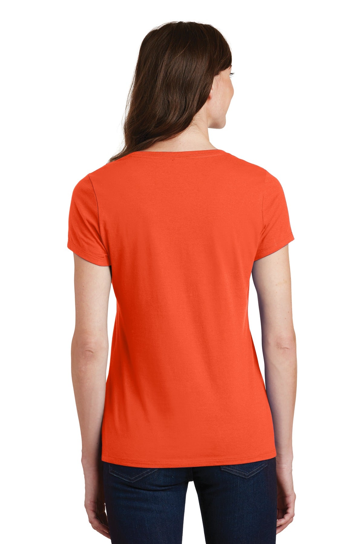 Port & Company - Women's Fan Favorite V-Neck Tee LPC450V 2 of 2 Womens Apparel Shirts & Tops