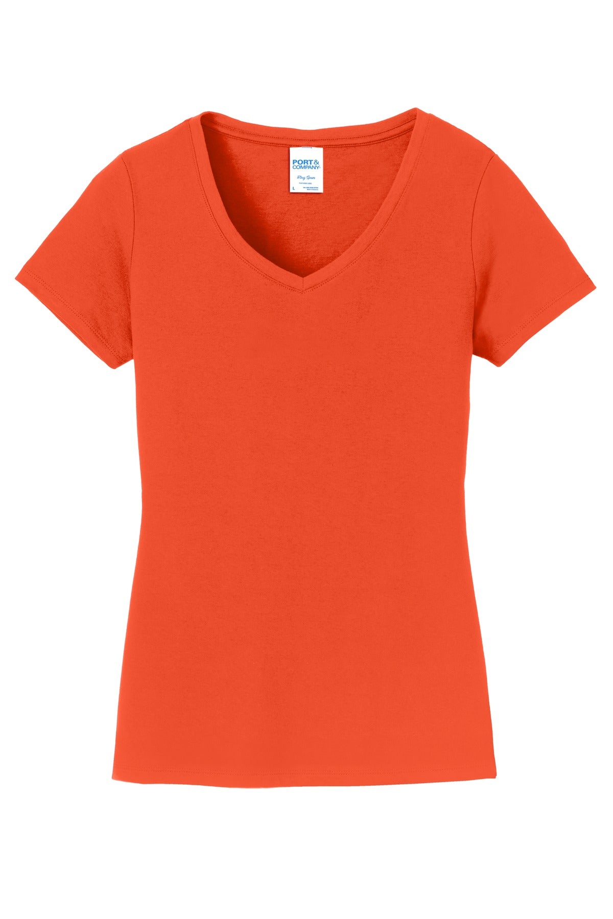 Port & Company - Women's Fan Favorite V-Neck Tee LPC450V 2 of 2 Womens Apparel Shirts & Tops